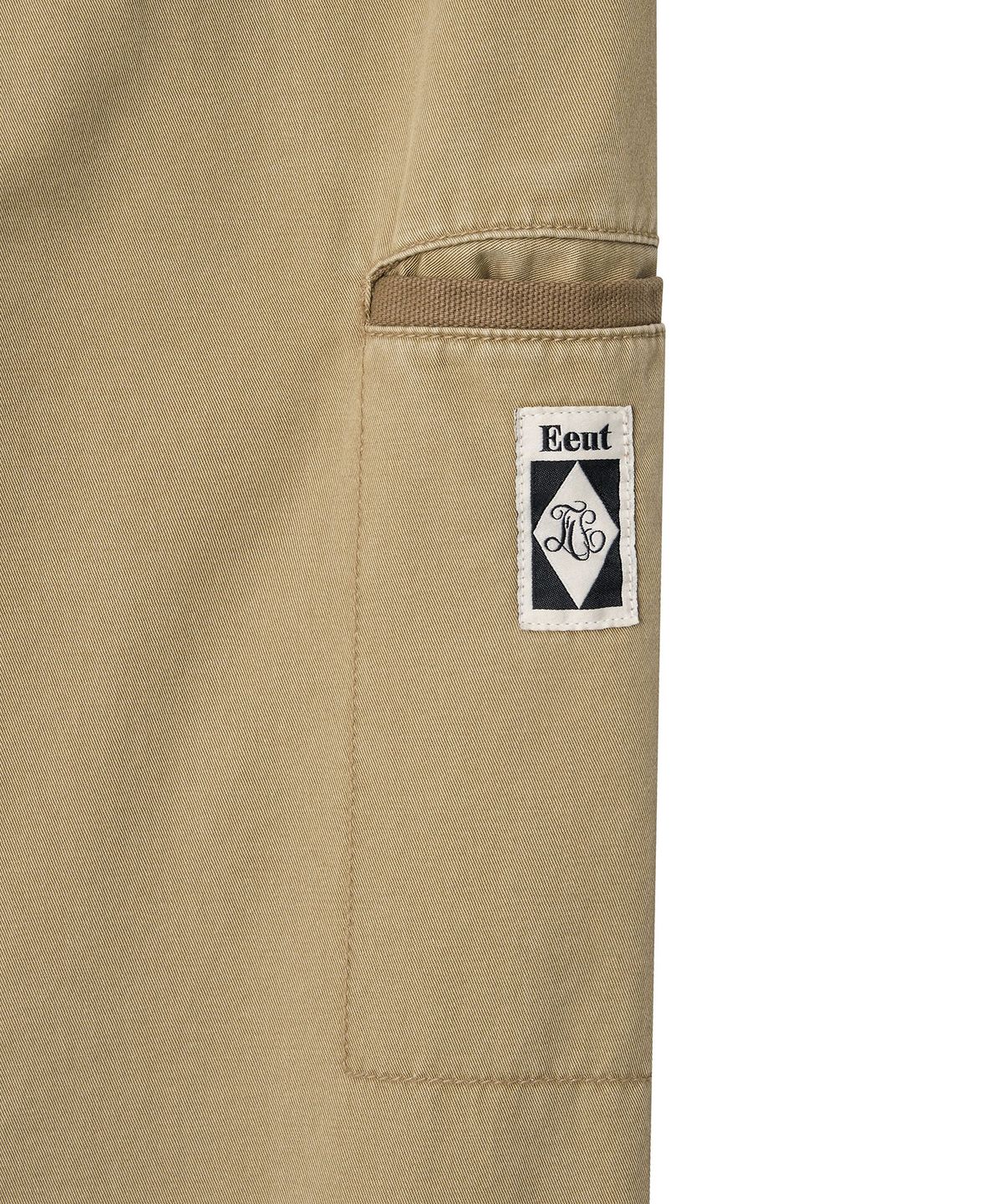 이우트(EEUT) TWO TUCK WORK PANTS / BEIGE