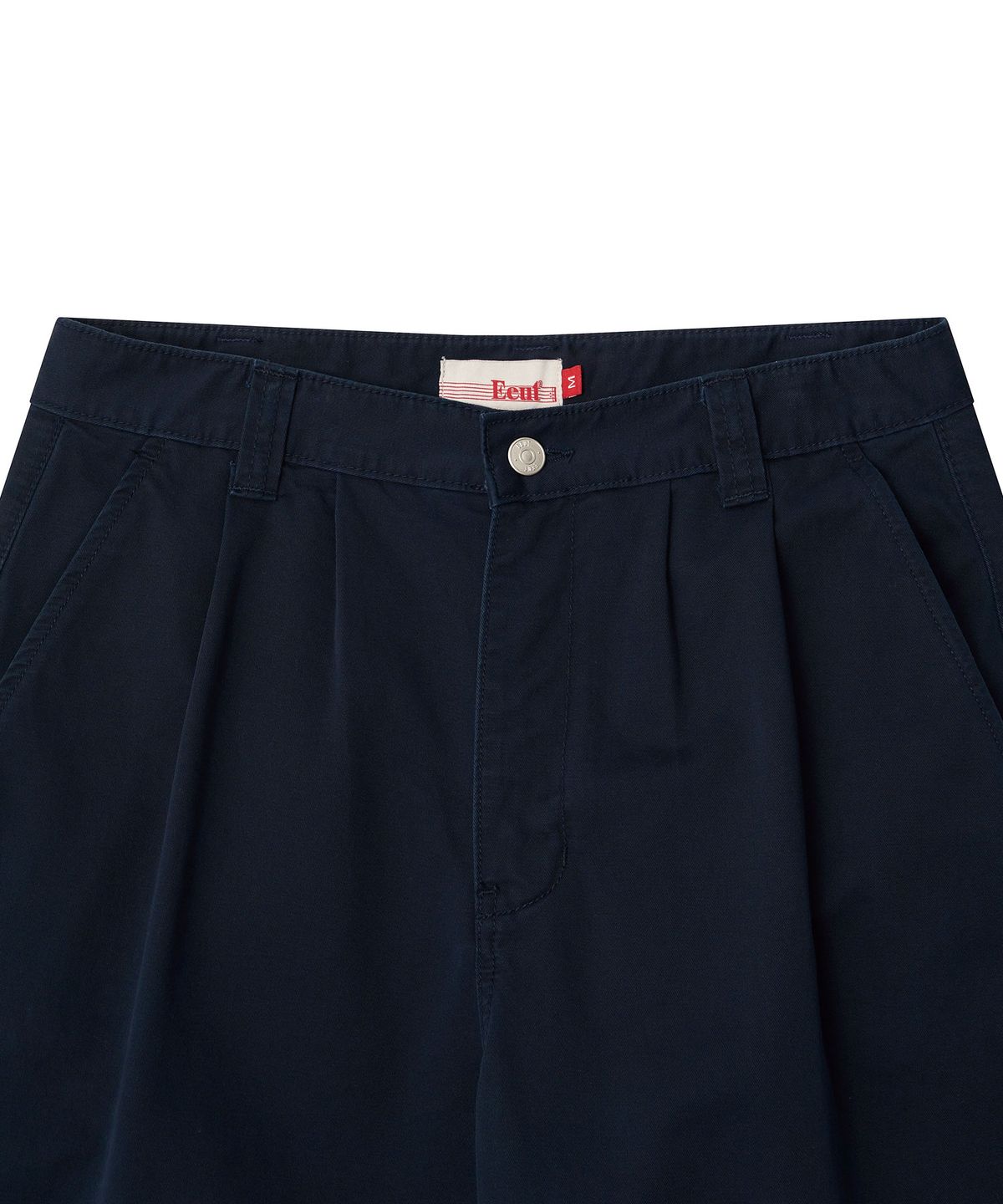 이우트(EEUT) TWO TUCK WORK PANTS / DARK NAVY