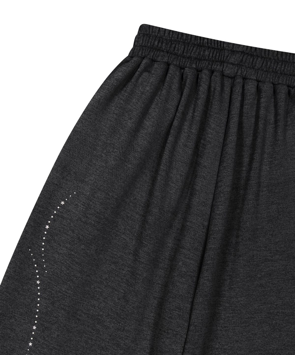 오호스(OJOS) Hotfix Star Wide Sweatpants / Charcoal
