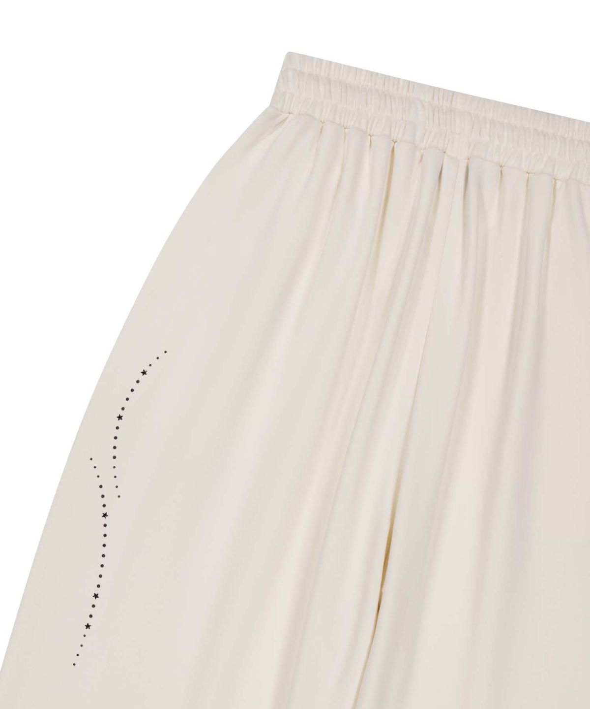오호스(OJOS) Hotfix Star Wide Sweatpants / Ivory