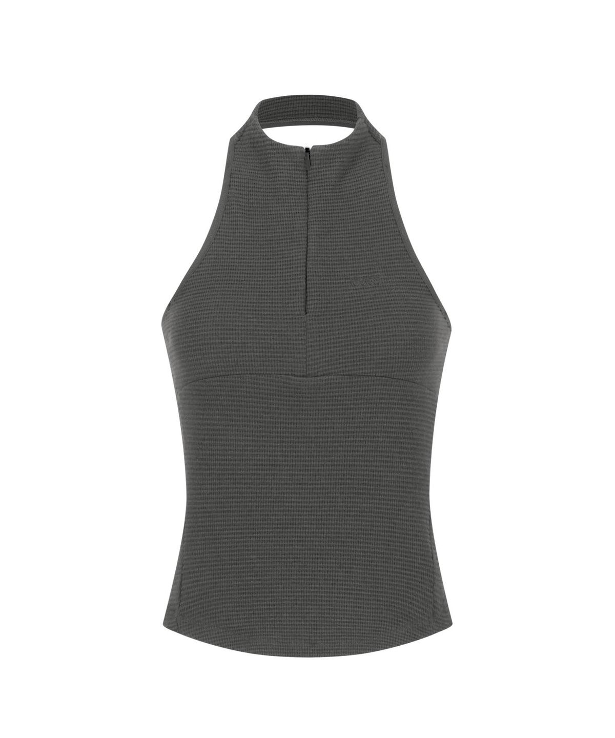 오호스(OJOS) Detachable Bolero Half Zip-up / Grey