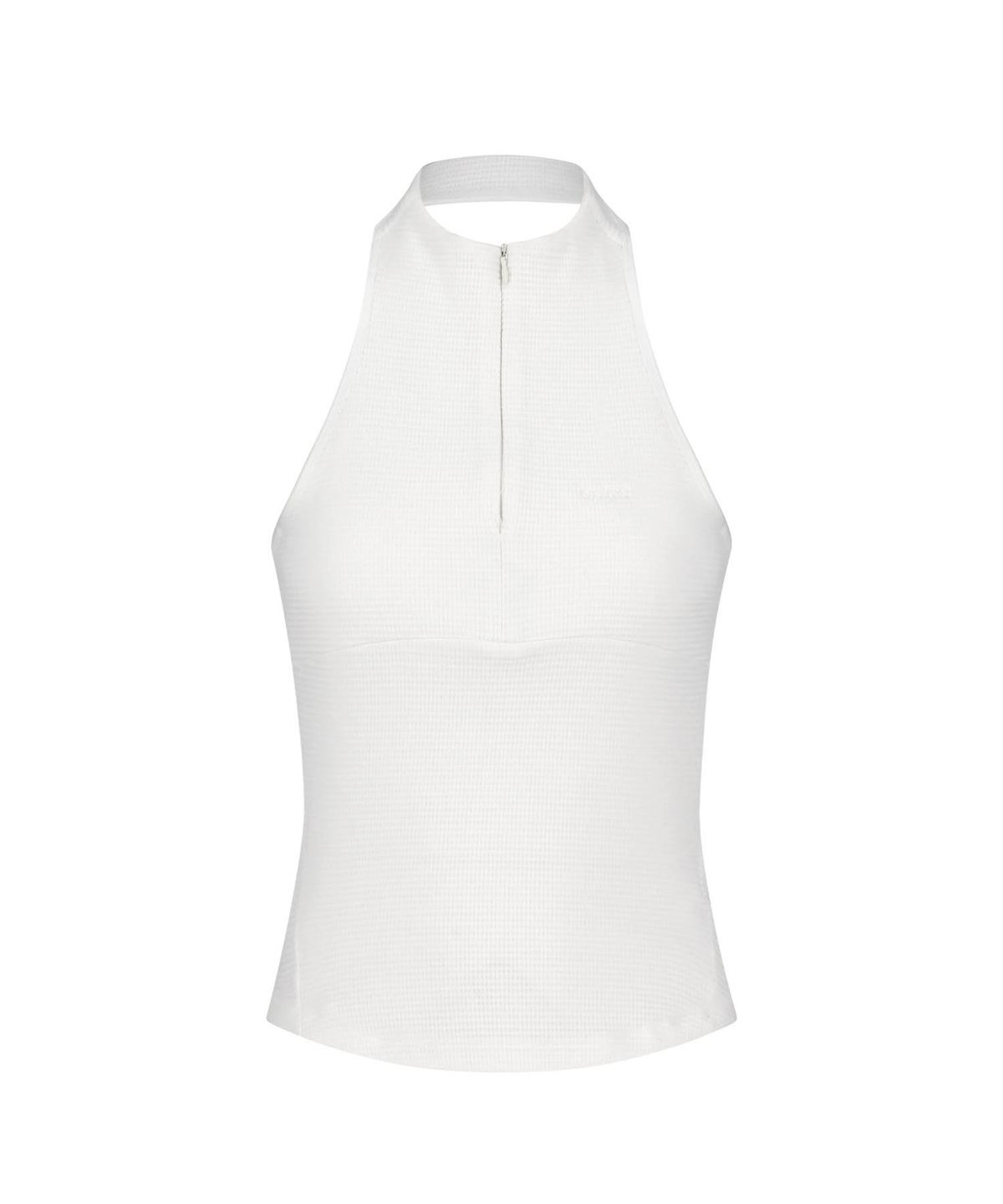 오호스(OJOS) Detachable Bolero Half Zip-up / Off White