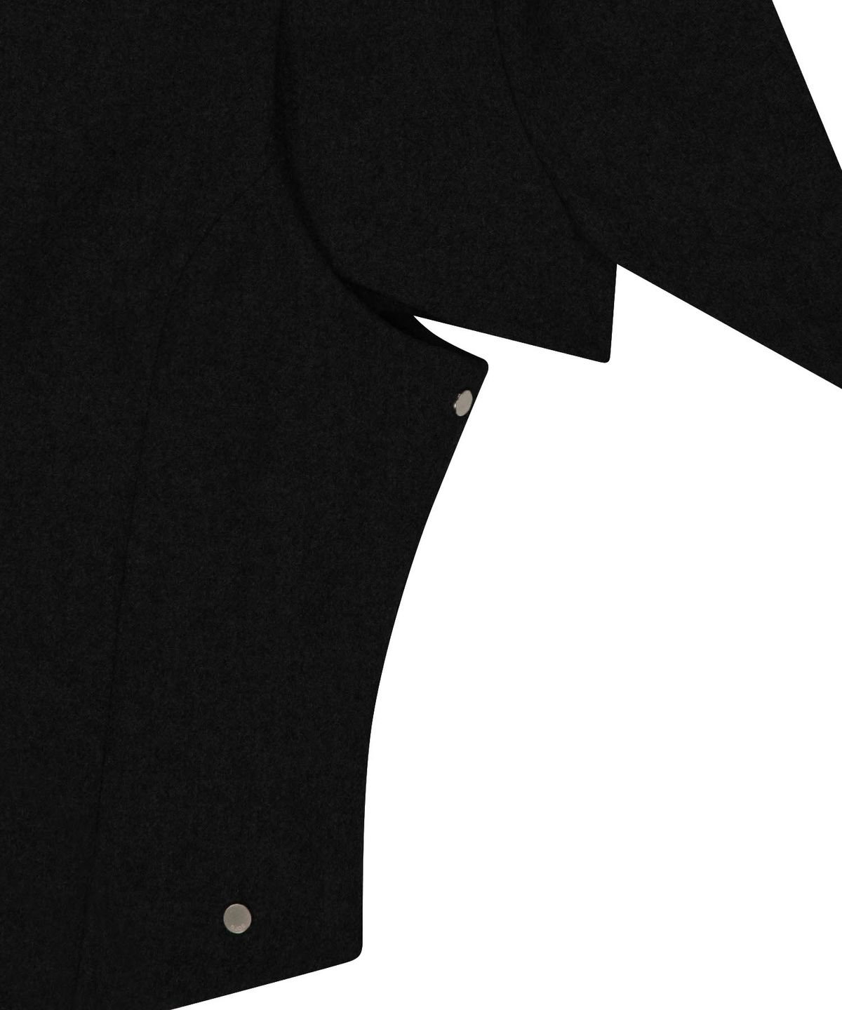 오호스(OJOS) Layered Bolero Wool Jacket / Black