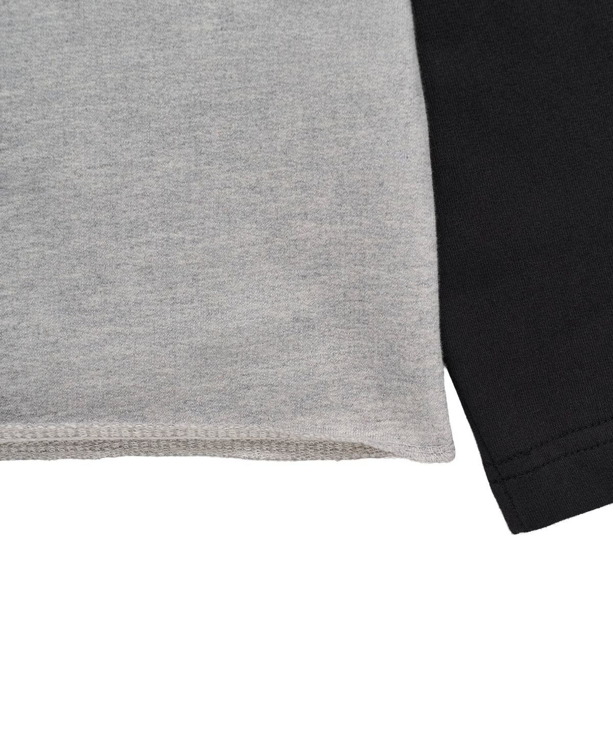 구보(GUVO) Cut-off raglan tee Black