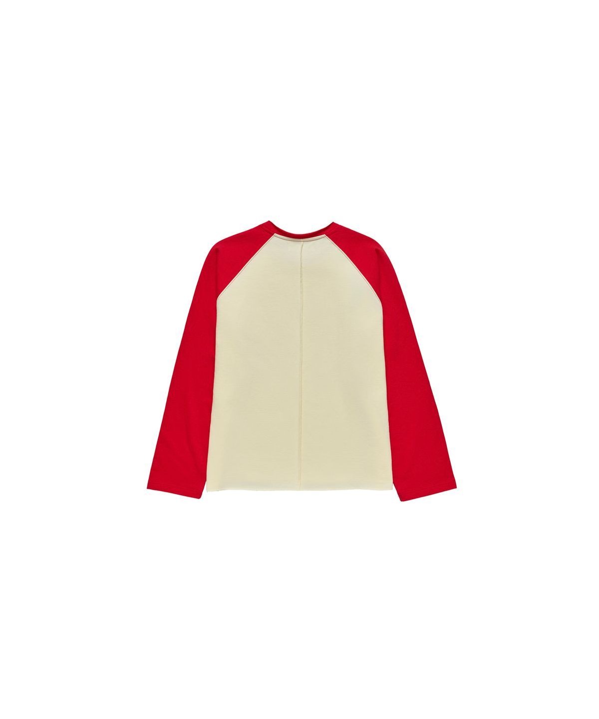 구보(GUVO) Cut-off raglan tee Red