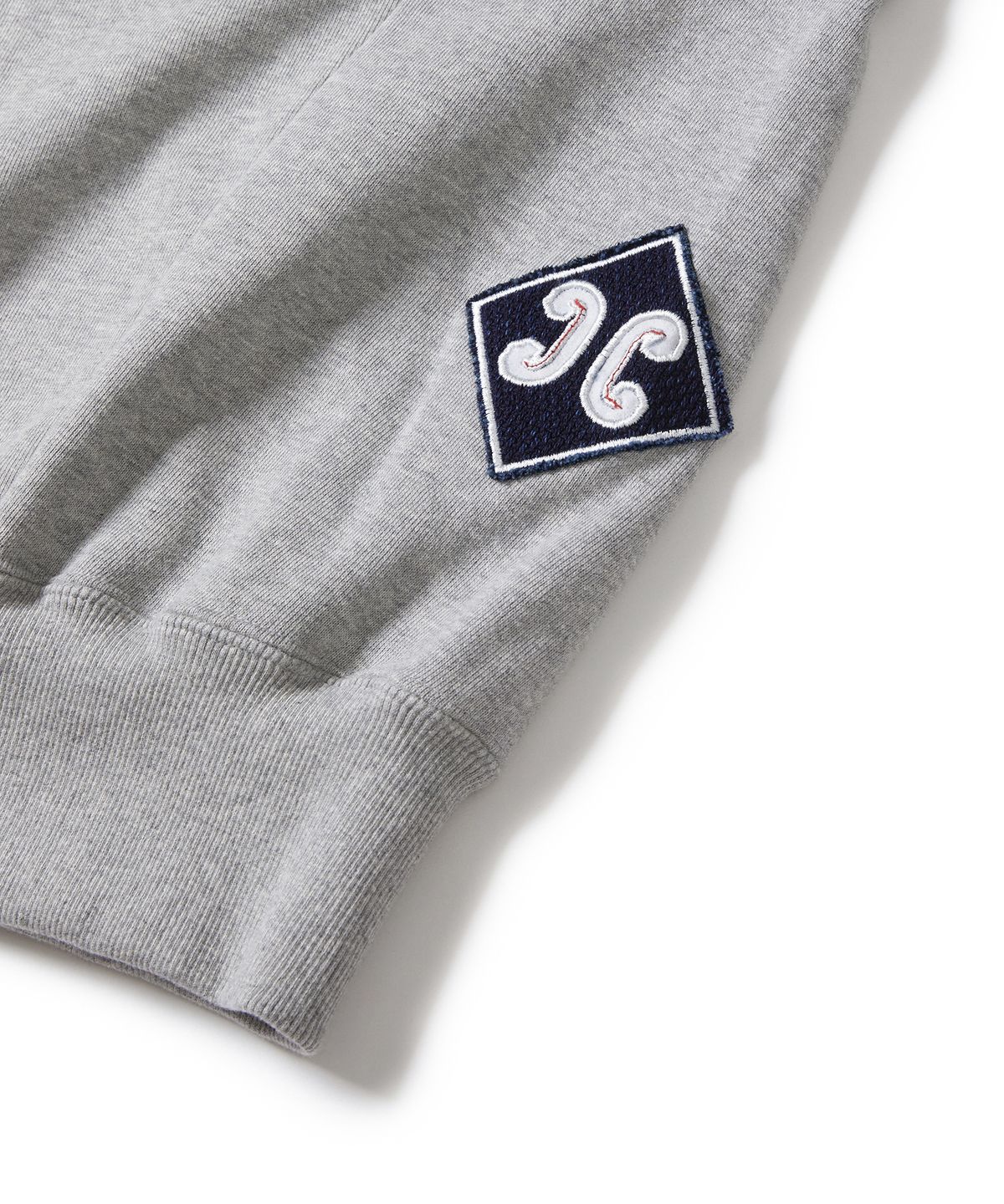 카락터(KARACTOR) Boiling patched hoodie / Melange gray