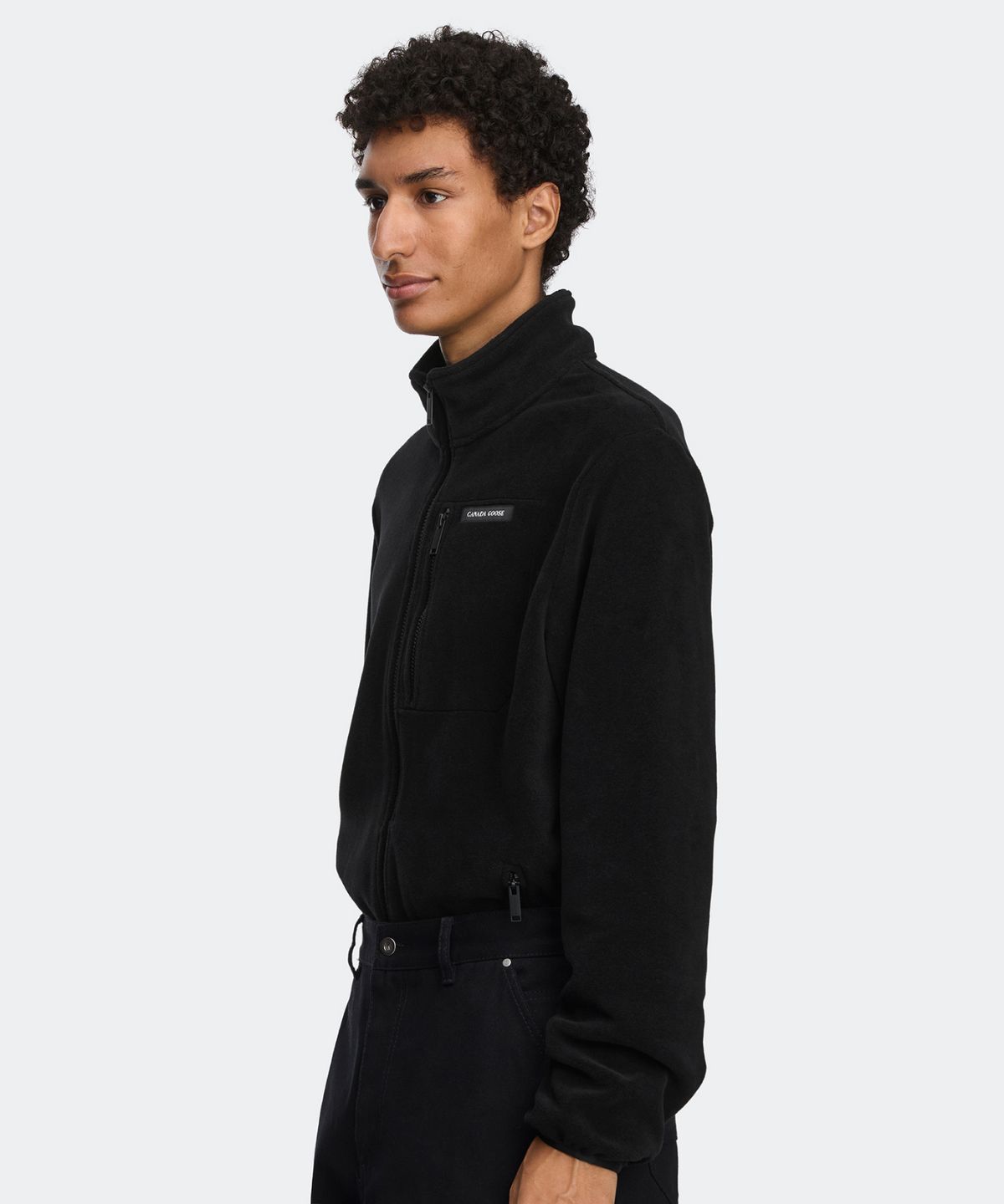 캐나다구스(CANADAGOOSE) 남성 로마 플리스 자켓(Black)_Q266AMJC03BKN