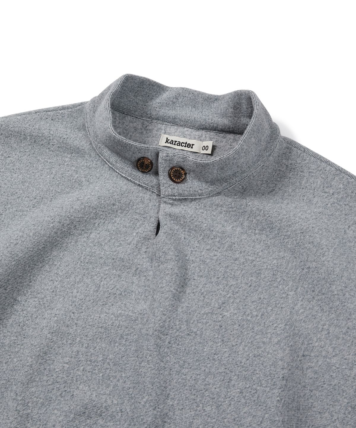 카락터(KARACTOR) Surface fleece pullover / Gray