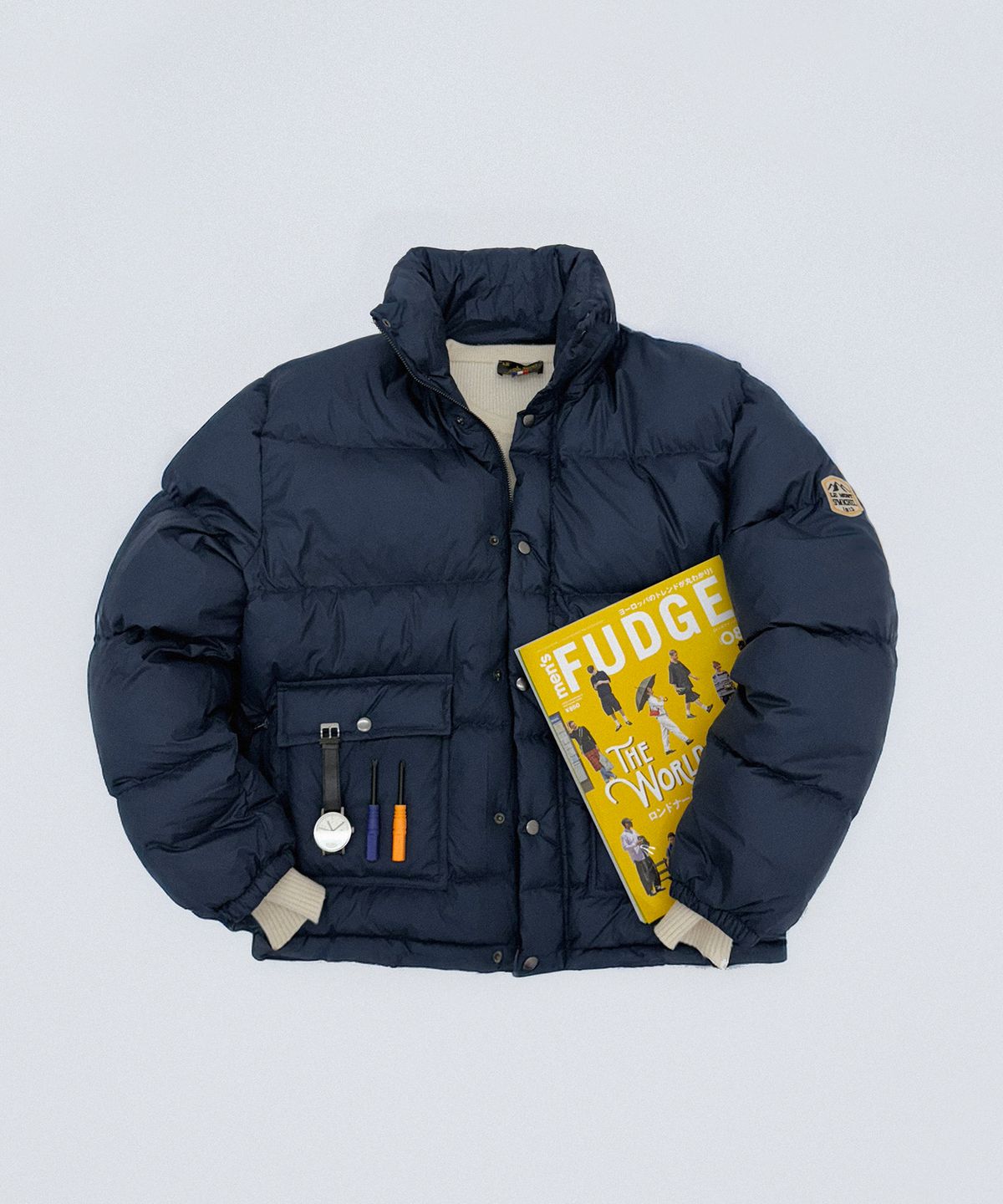 르몽생미셸(LE MONT ST MICHEL) DUCK DOWN JACKET_Navy