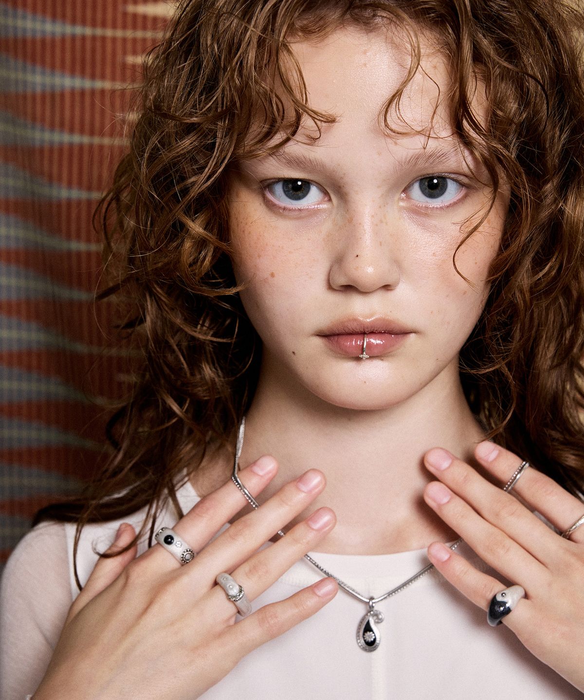 엔프프(NFF) boho belt ring-white