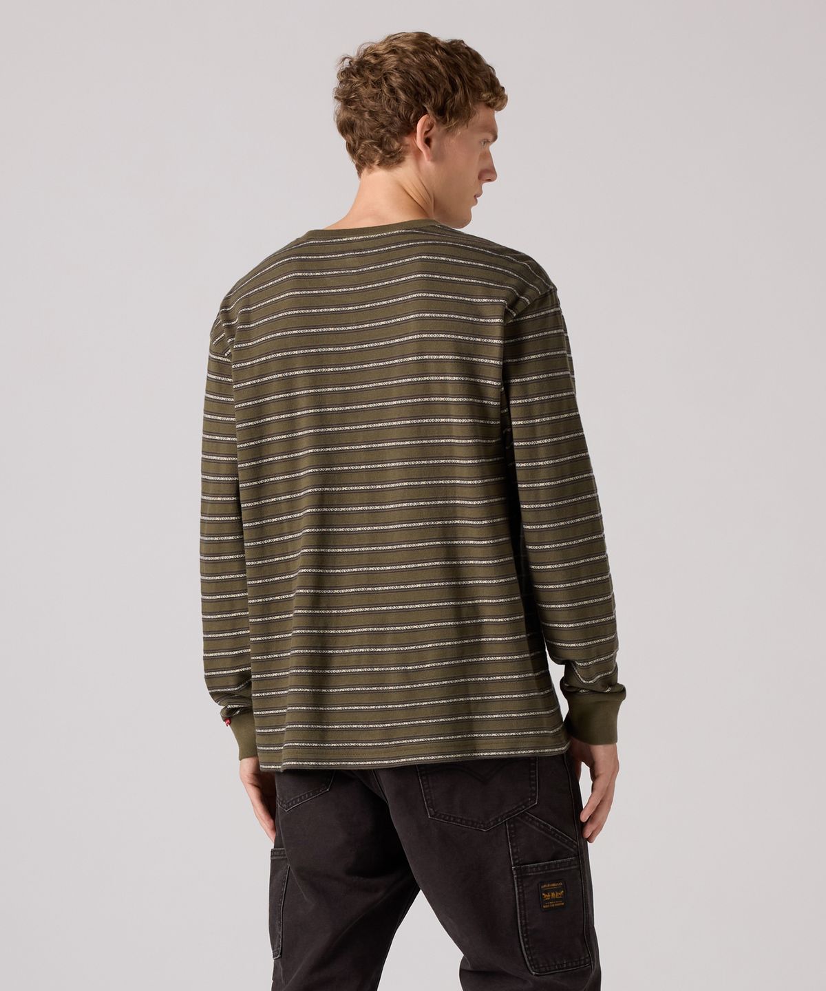 리바이스(LEVI'S) 롱 슬리브 그래픽 어센틱 티셔츠 A6887-0055