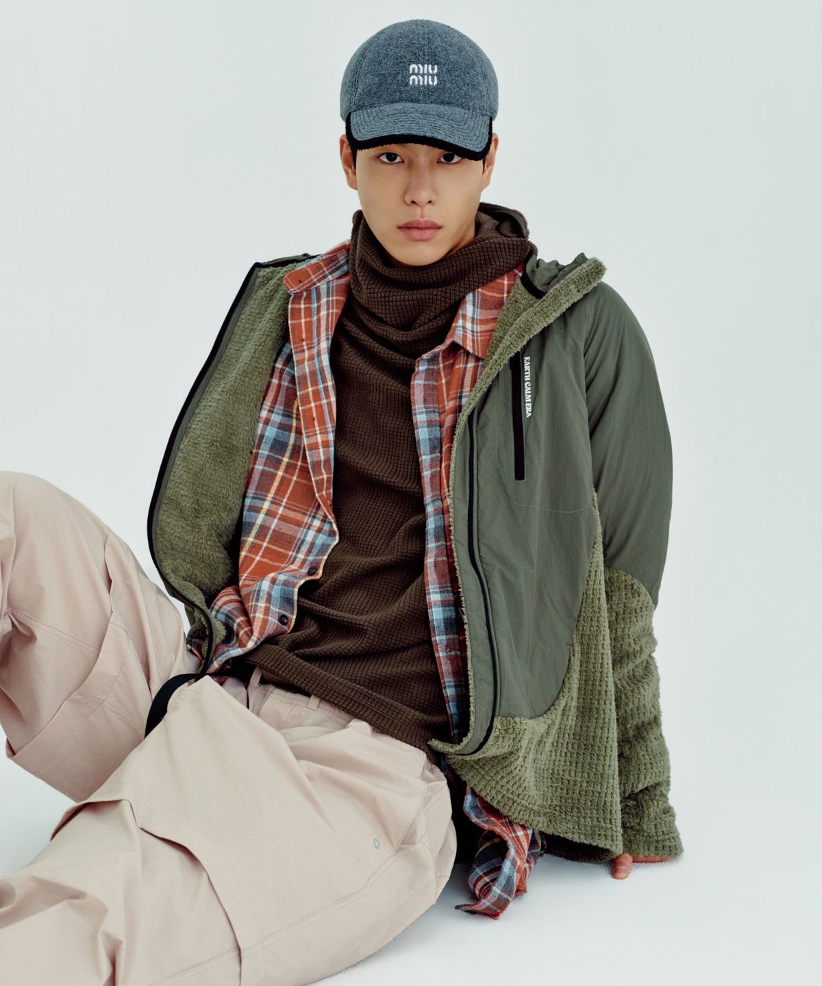 얼스캄에라(EARTH CALM ERA) 웜 액트 플리스 풀집_3컬러