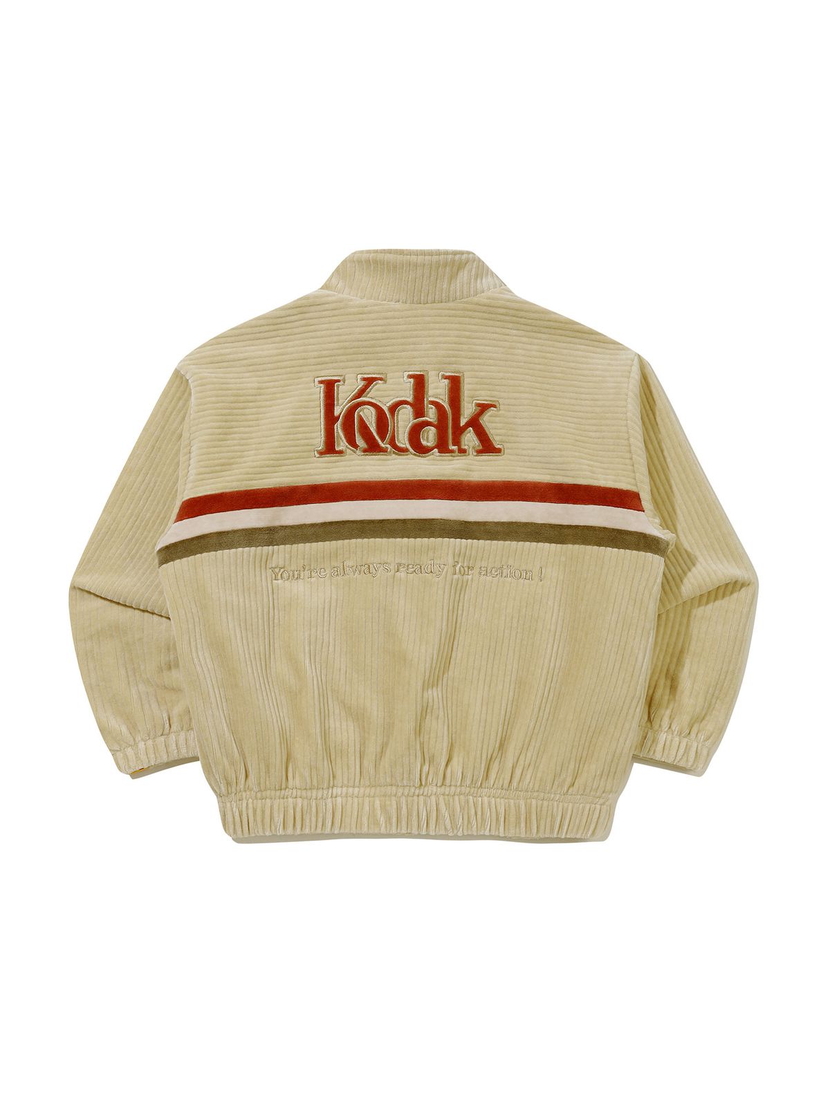 코닥 키즈(KODAK KIDS) 벨벳 코듀로이 집업 자켓 키즈 BEIGE