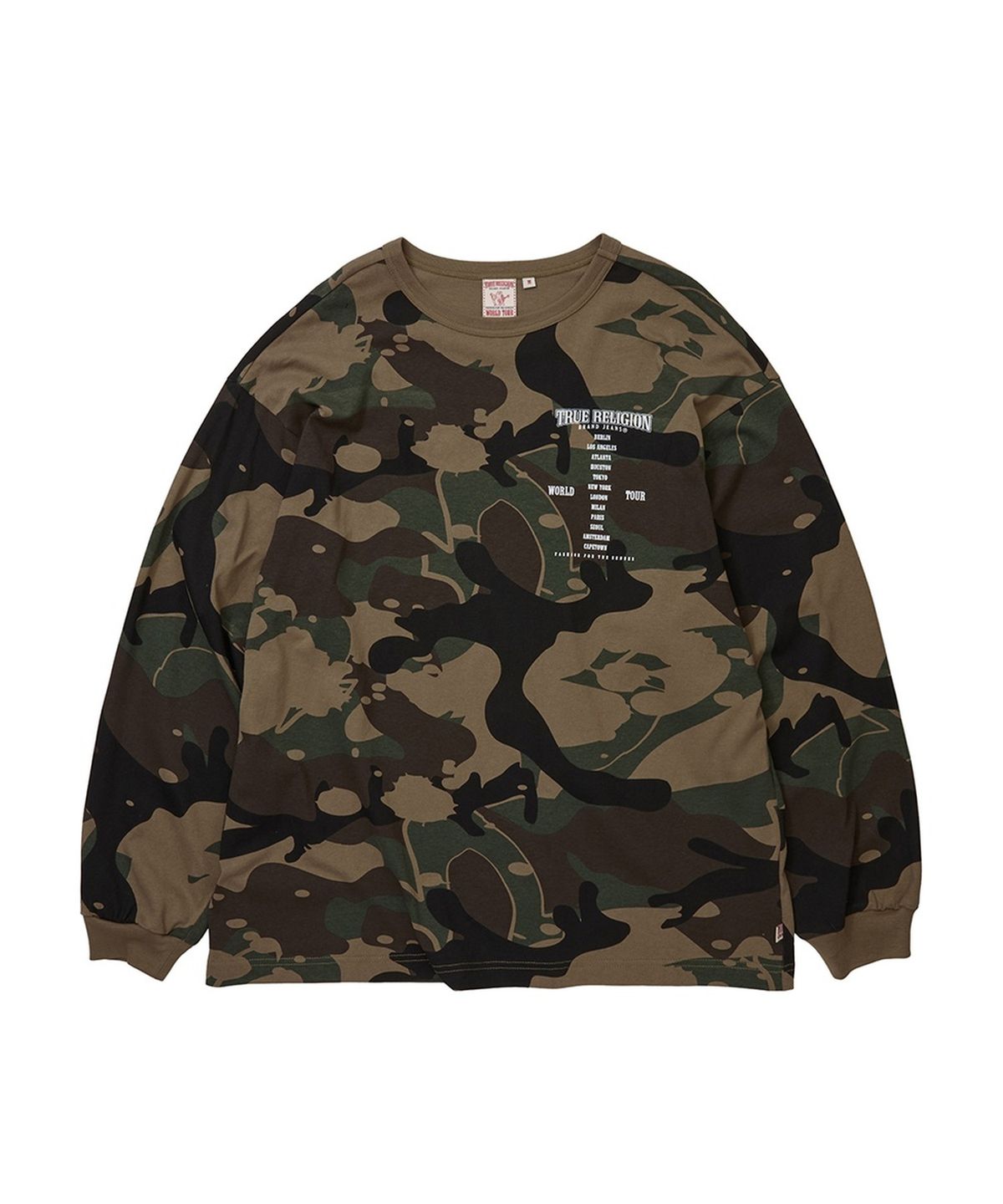 트루릴리젼(TRUERELIGION) Worldtour Long Sleeve (Camo Print) - CAMO