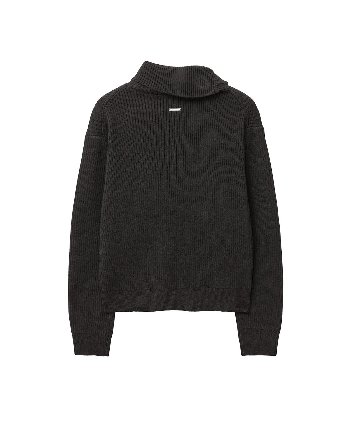 미세키서울 맨(MISEKISEOUL MEN) High neck side button knit BLACK