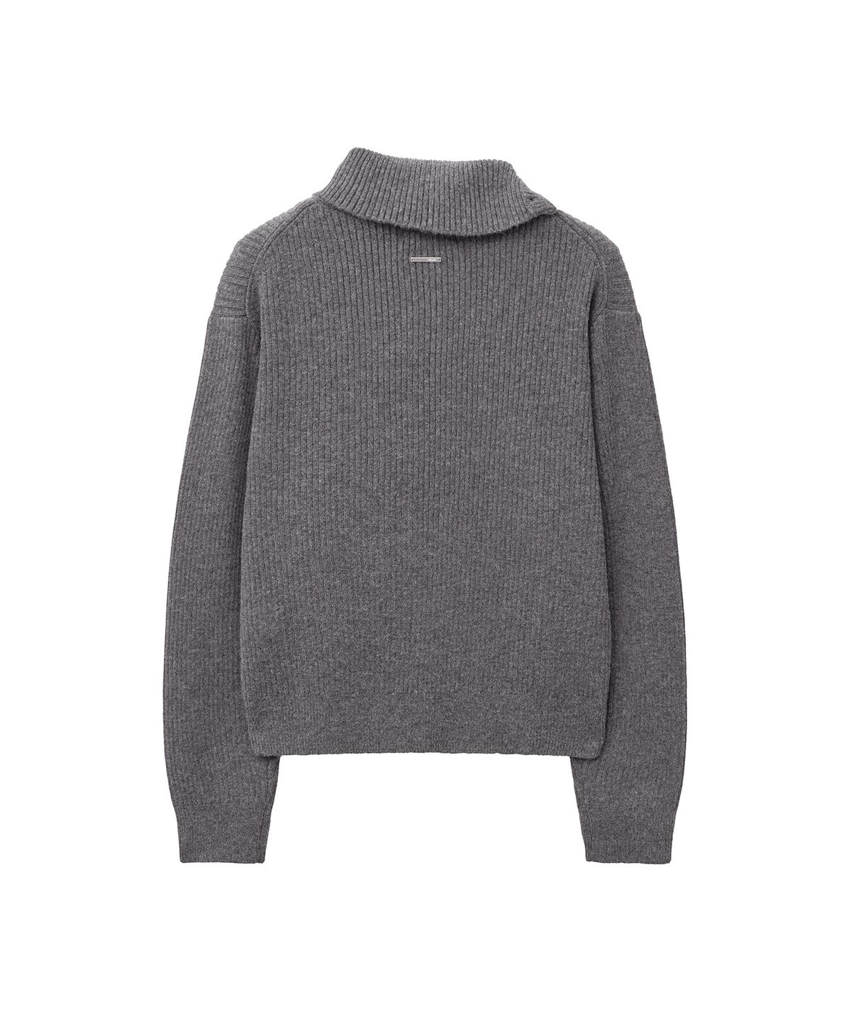 미세키서울 맨(MISEKISEOUL MEN) High neck side button knit CHARCOAL