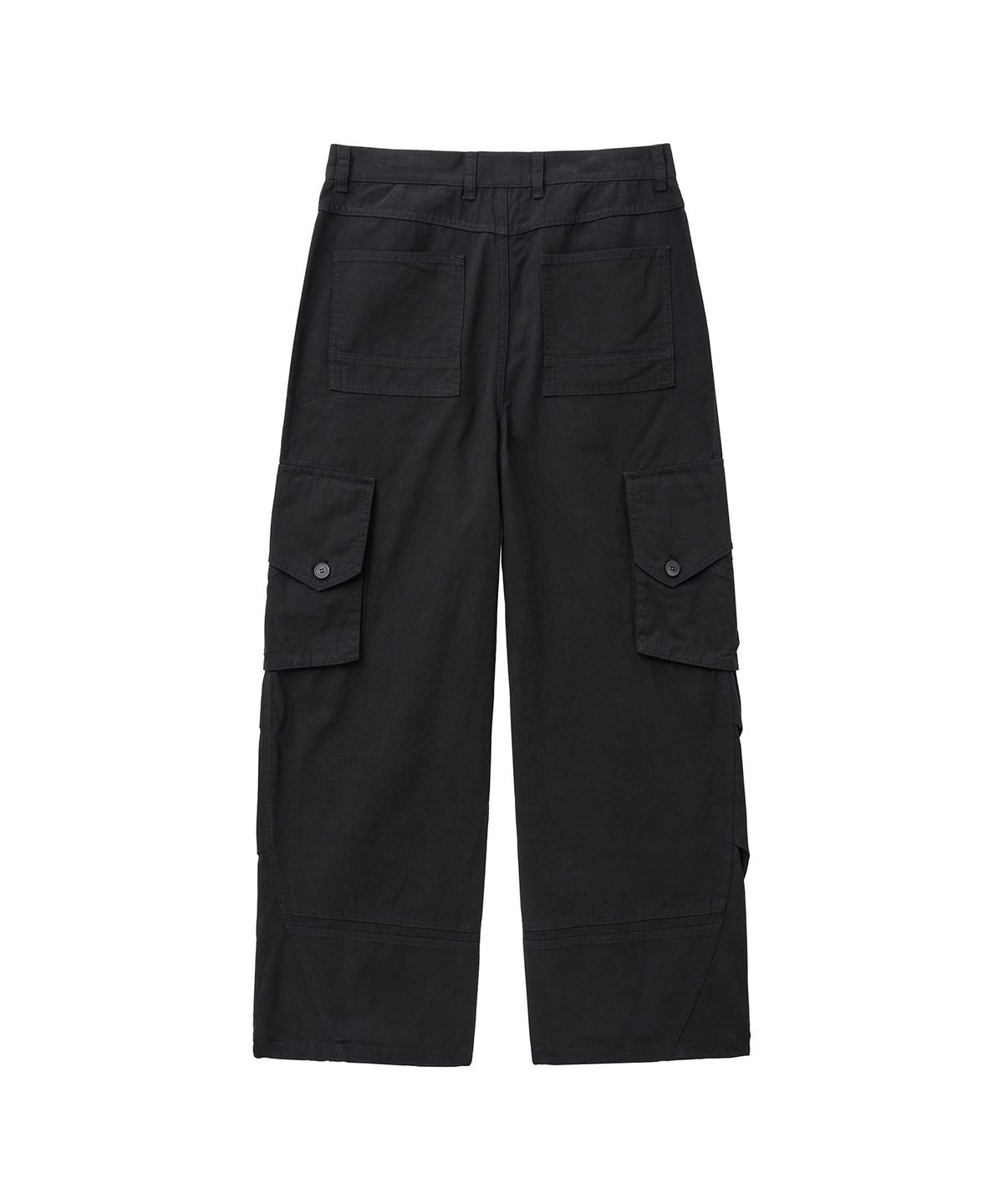 미세키서울 맨(MISEKISEOUL MEN) Big pocket parachute pants BLACK