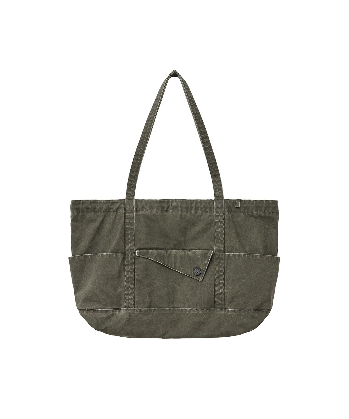 미세키서울 맨(MISEKISEOUL MEN) Big wrap pocket tote bag KHAKI