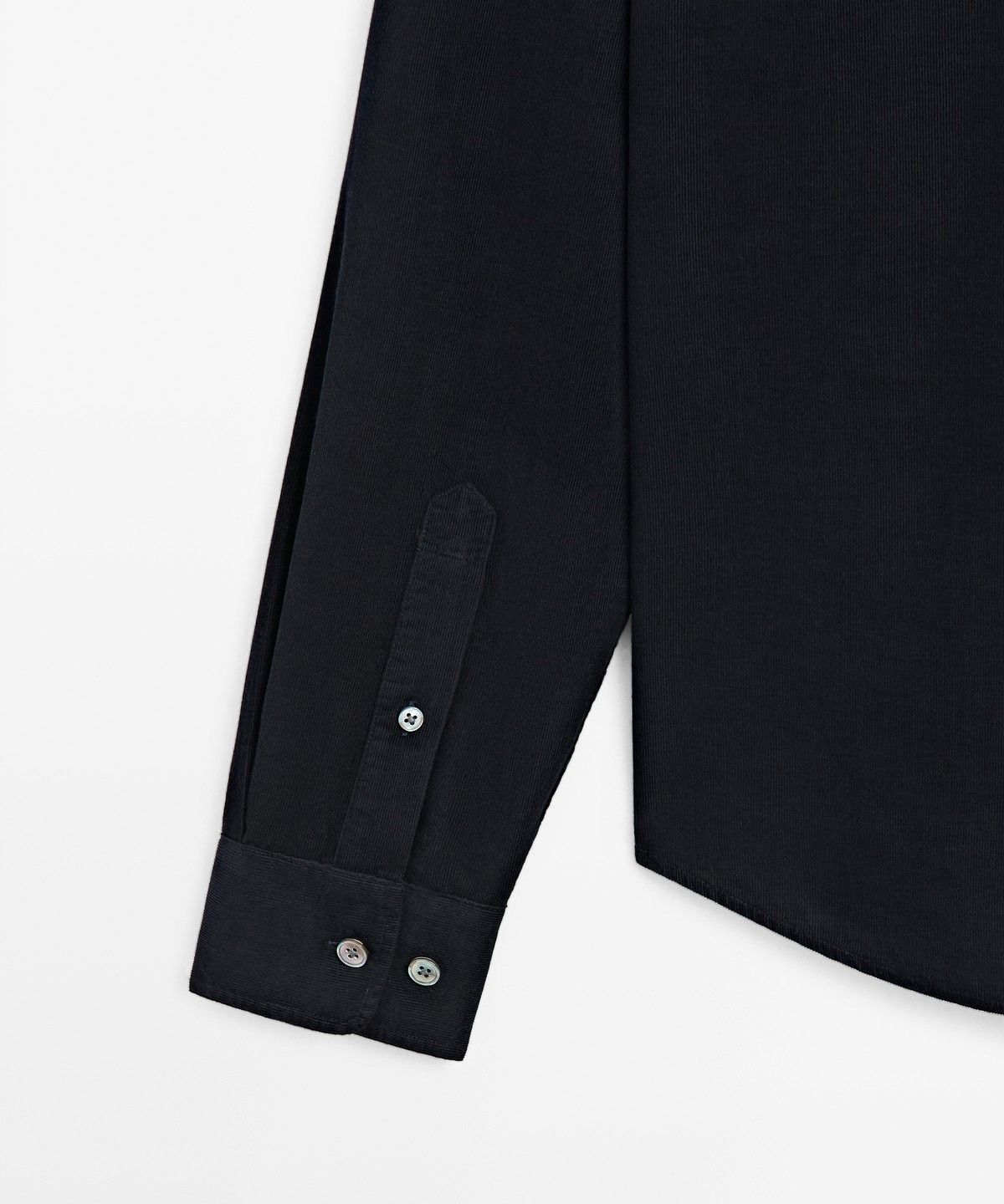 마시모두띠(MASSIMO DUTTI) 레귤러 핏 니들코드 셔츠