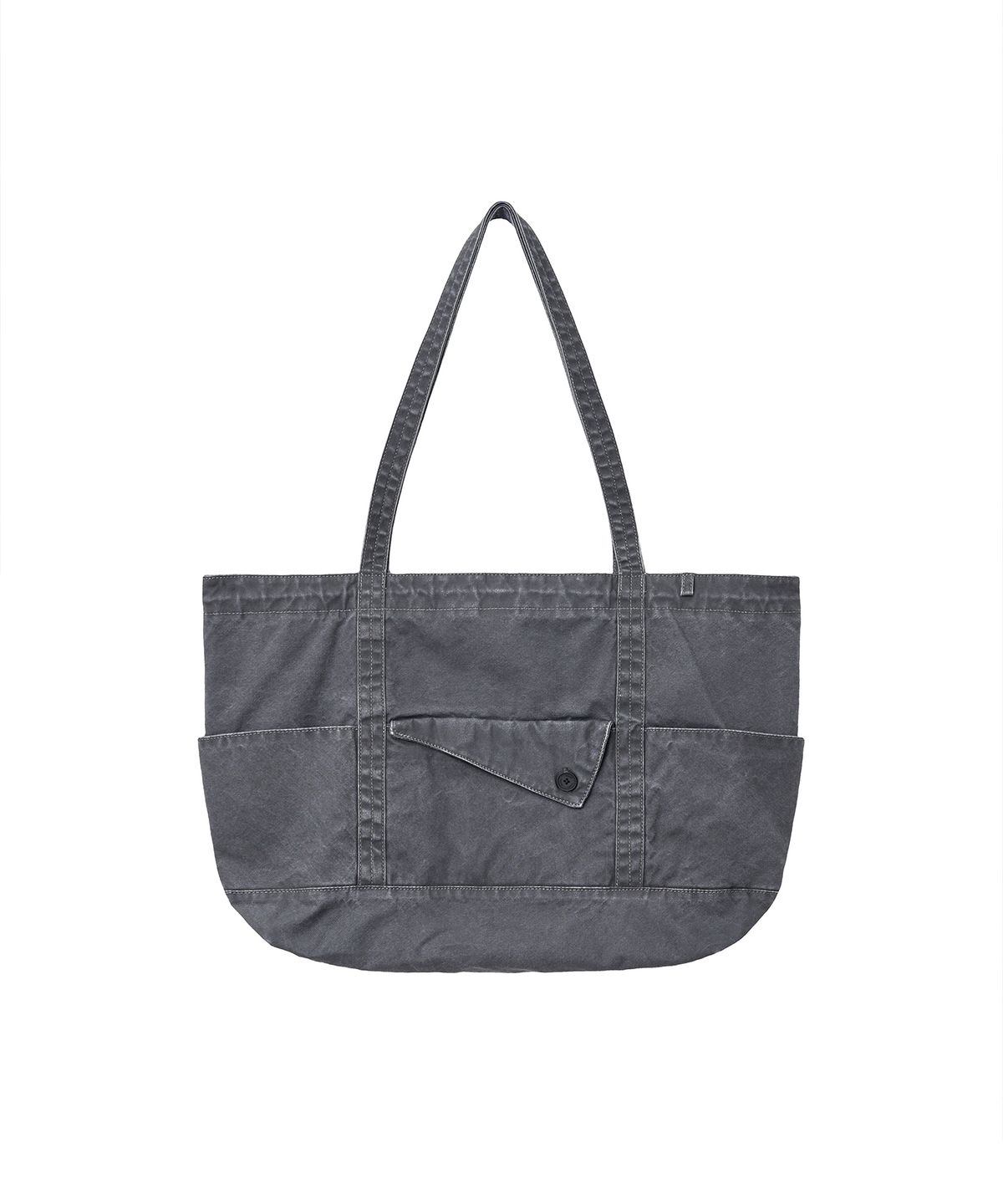 미세키서울 맨(MISEKISEOUL MEN) Big wrap pocket tote bag CHARCOAL