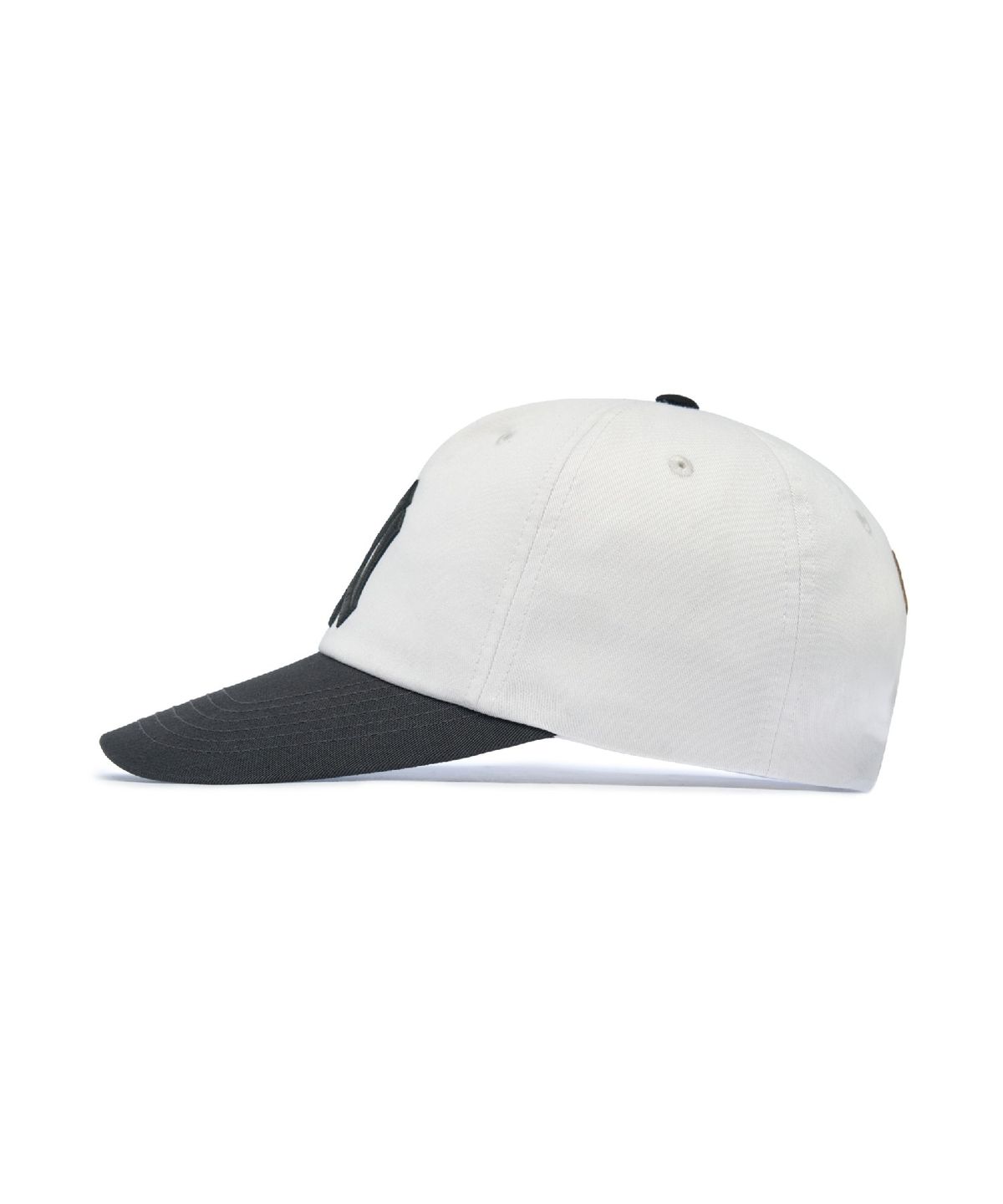 엠엘비(MLB) Q핏 배색 언스트럭쳐 볼캡 NY (Charcoal Grey)