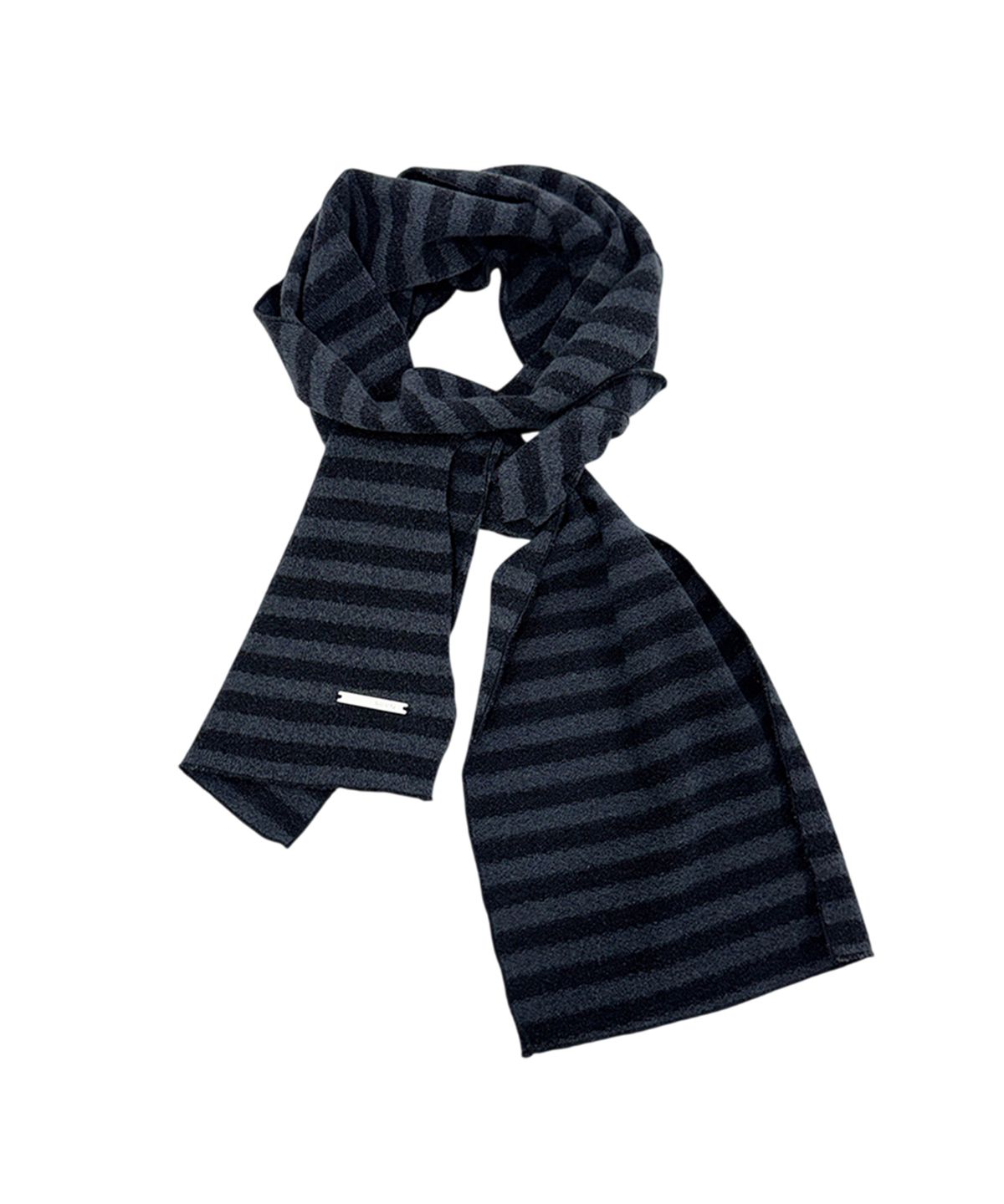 미세키서울 맨(MISEKISEOUL MEN) Basic striped scarf BLACK