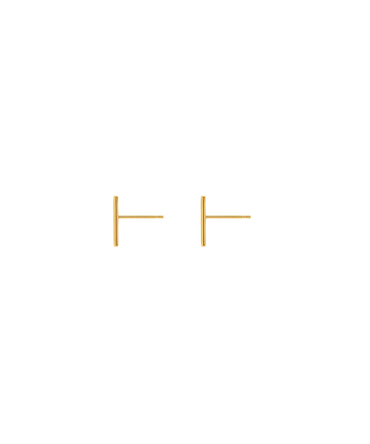 바이브나인(Vibe9) V9 Essential 61 Slim Bar Stud Earrings