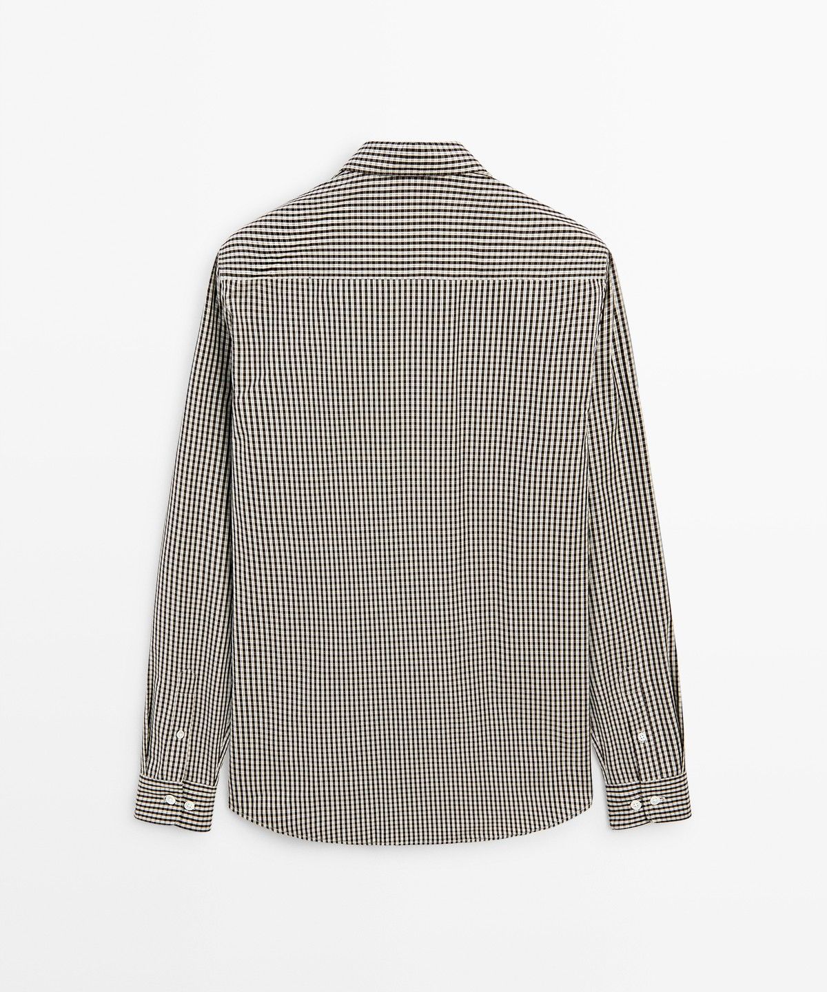 마시모두띠(MASSIMO DUTTI) 레귤러 핏 체크 셔츠