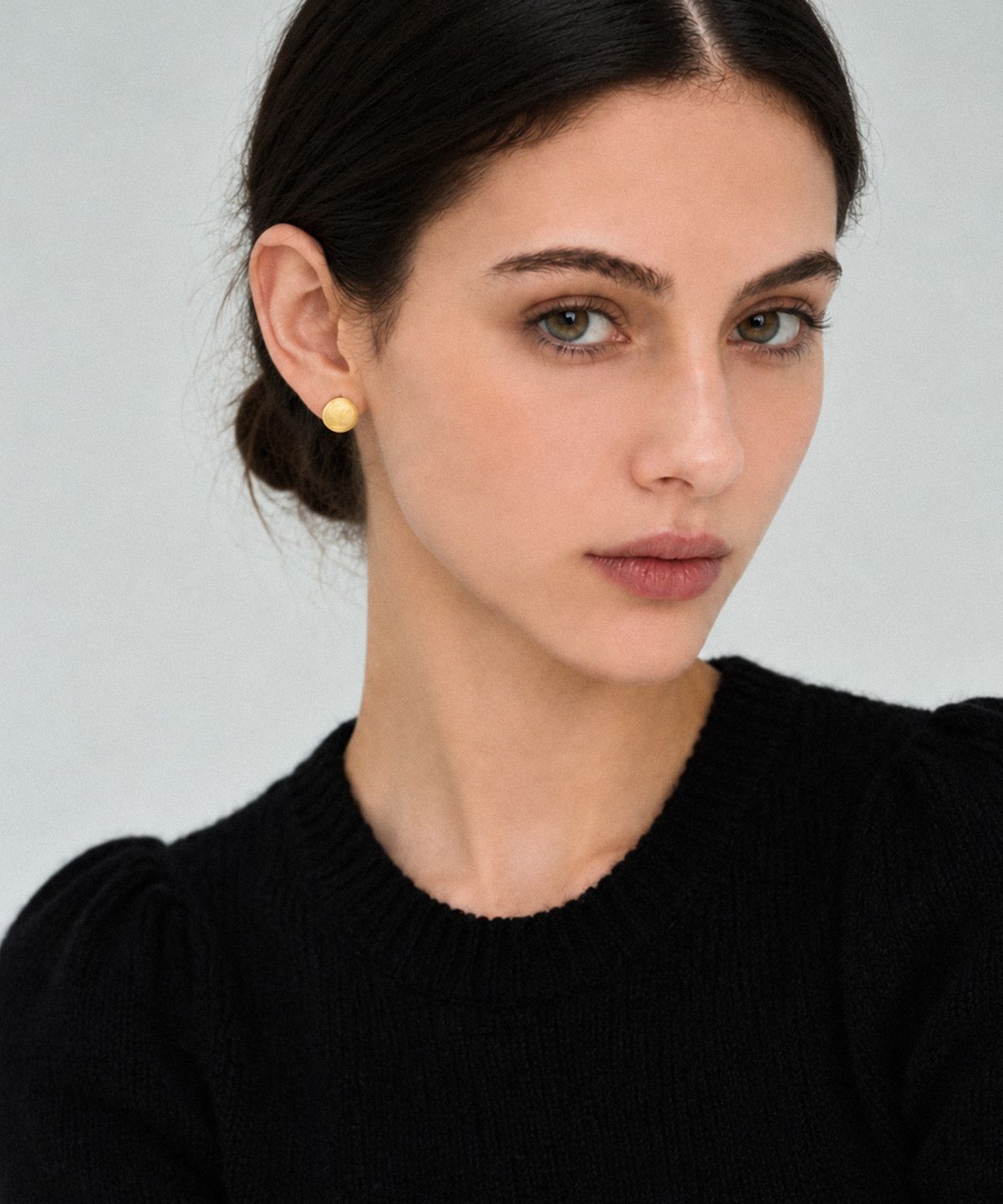 바이브나인(Vibe9) V9 Essential 62 Matte Disc Stud Earrings