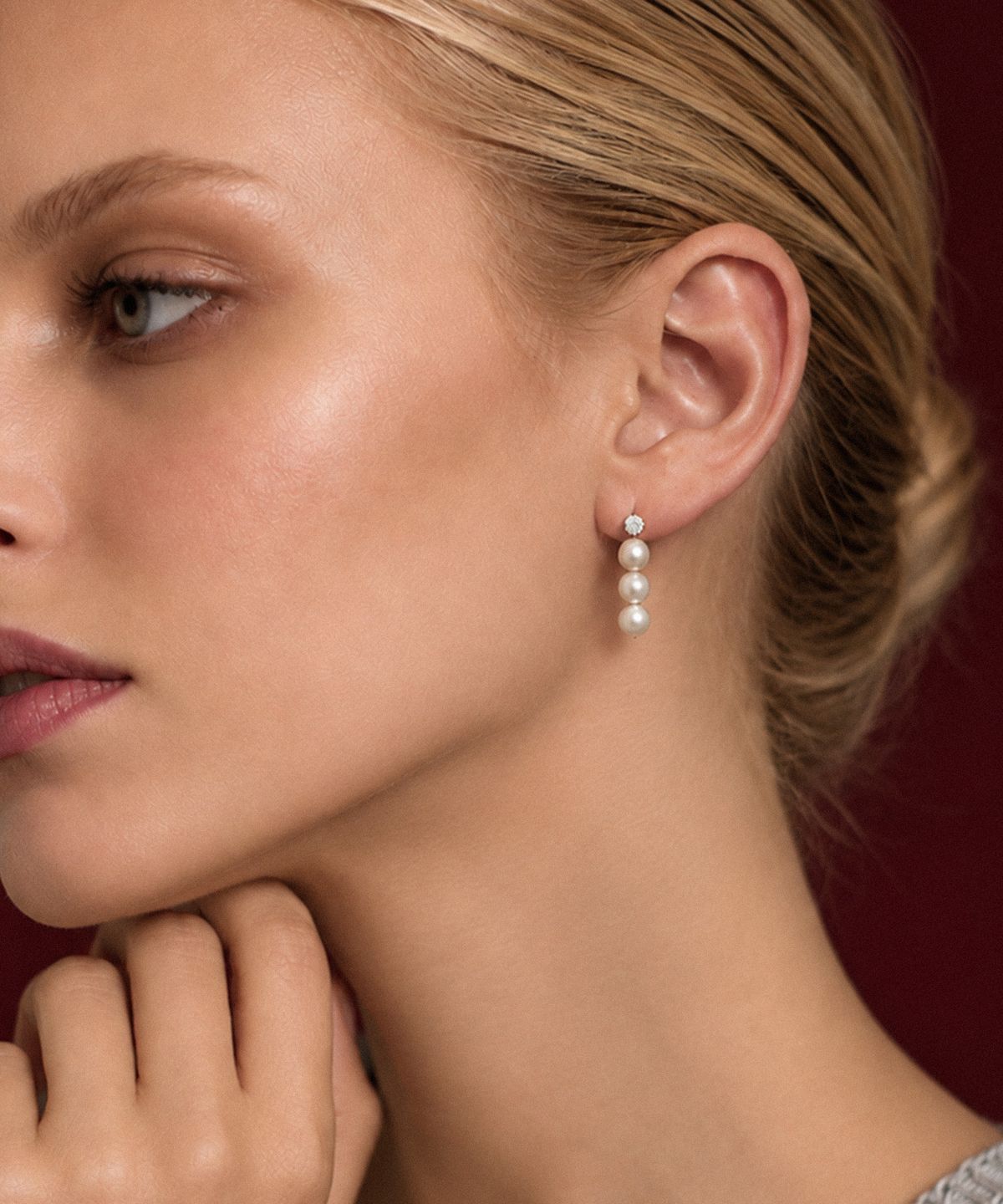바이브나인(Vibe9) V9 Essential 63 Pearl Drop Earrings