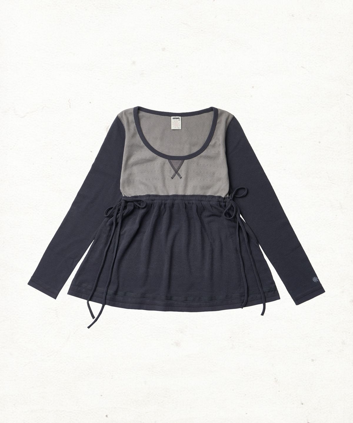단델(DANDEL) DD bib babydoll long sleeve (NAVY)