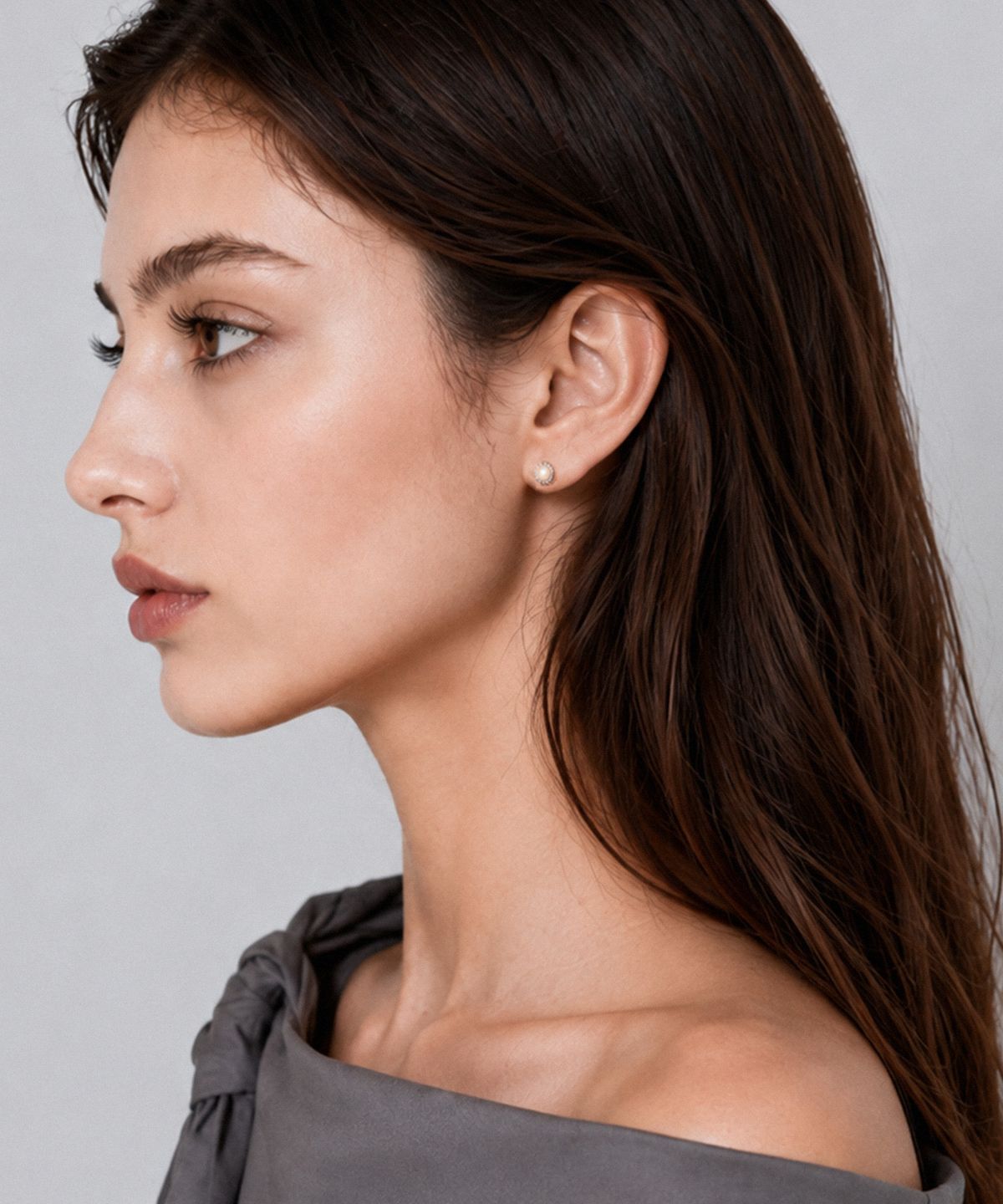 바이브나인(Vibe9) V9 Essential 66 Pearl Bloom Stud Earrings