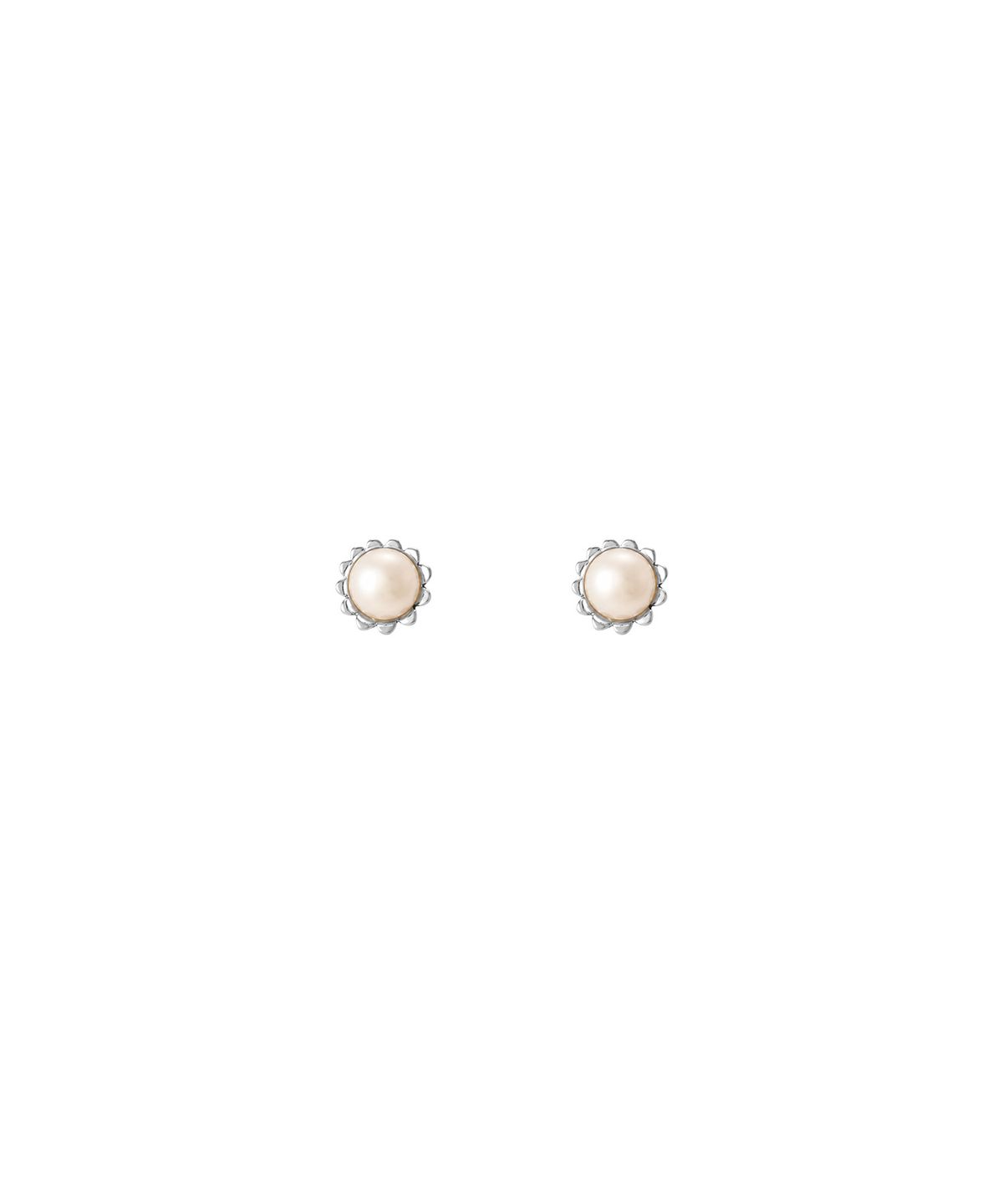바이브나인(Vibe9) V9 Essential 66 Pearl Bloom Stud Earrings