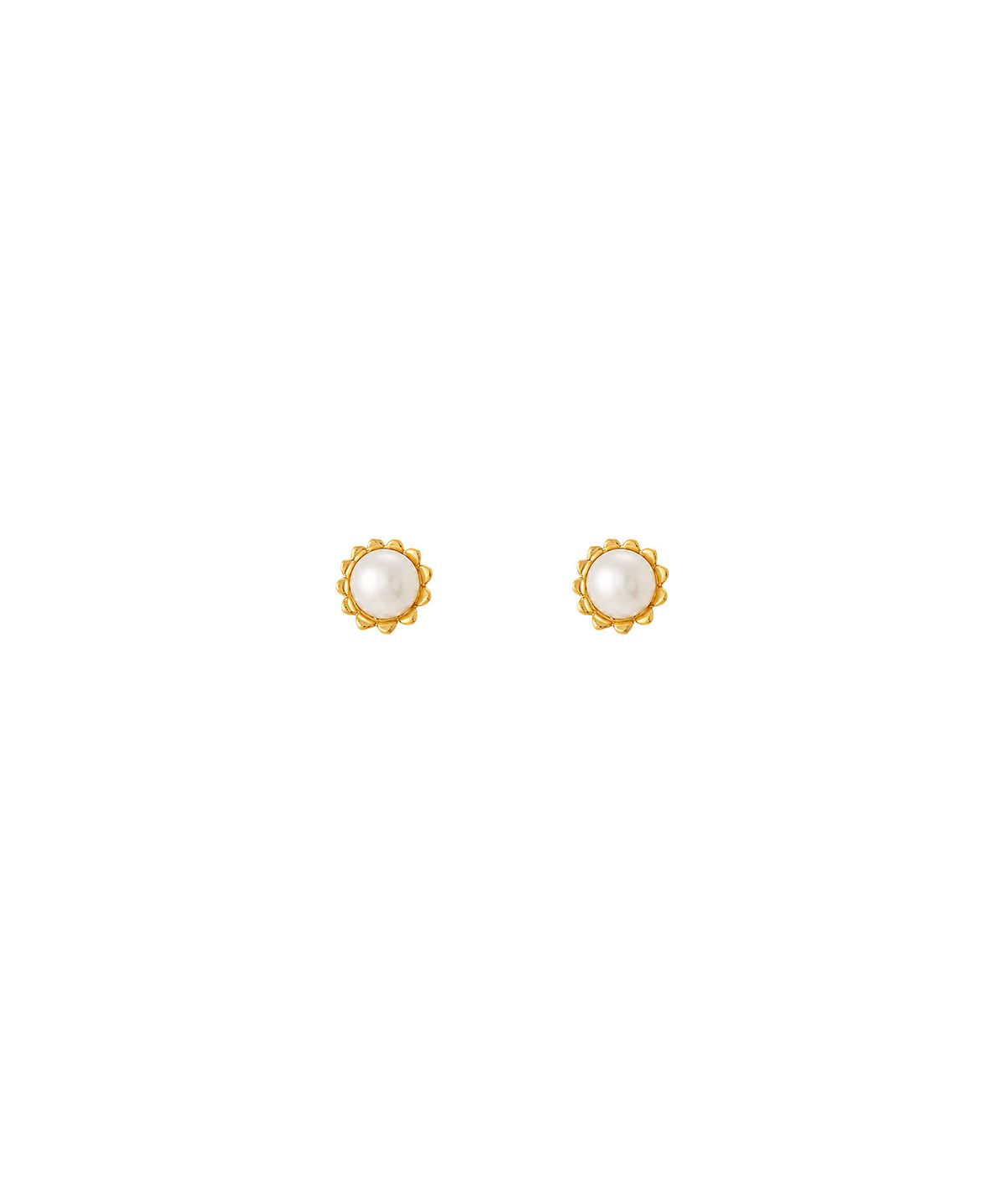 바이브나인(Vibe9) V9 Essential 66 Pearl Bloom Stud Earrings