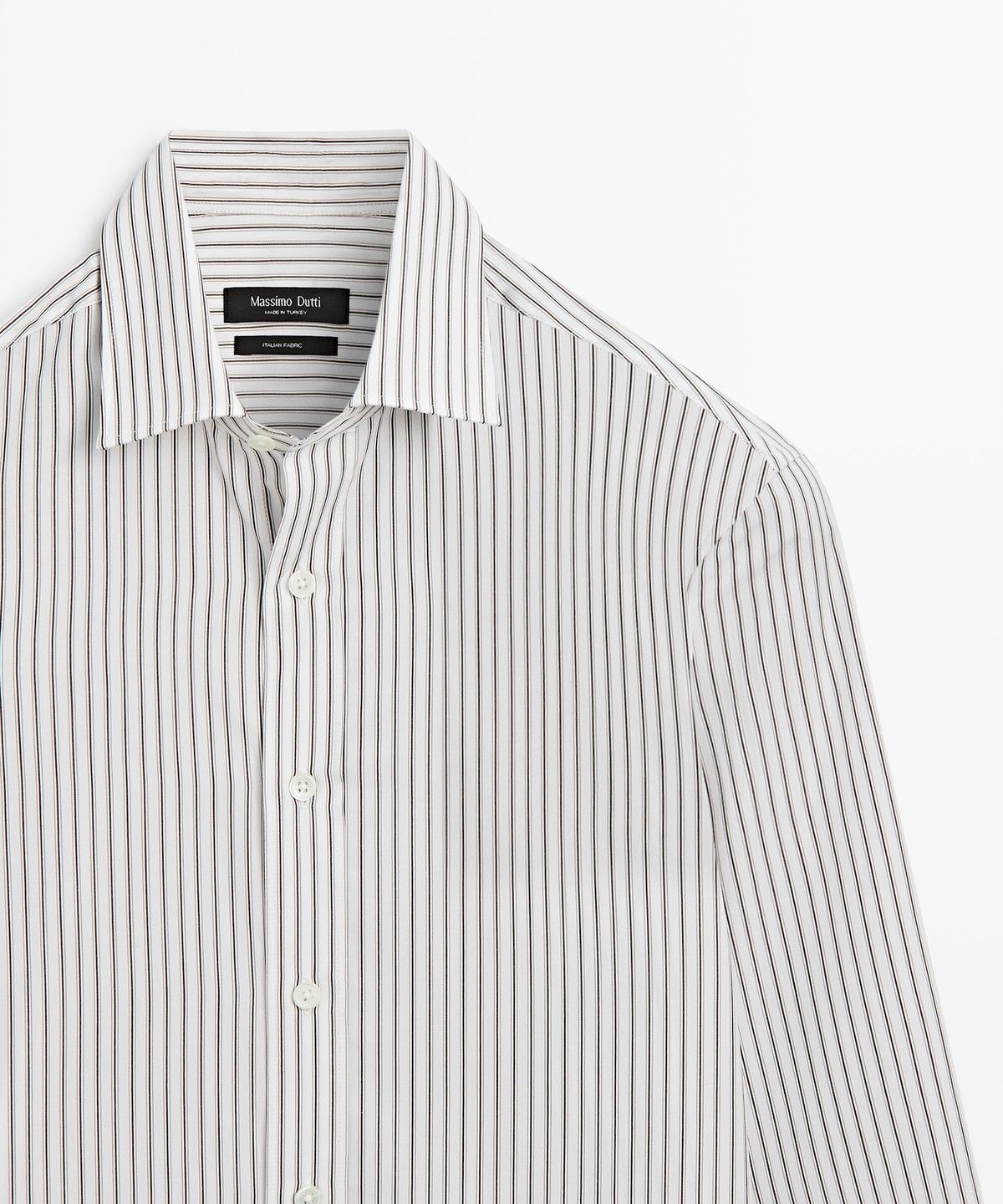 마시모두띠(MASSIMO DUTTI) 100% 코튼 레귤러 핏 셔츠