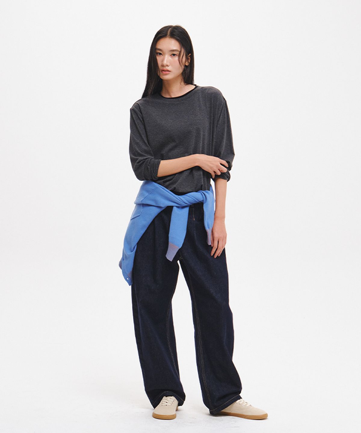 제너럴아이디어(GENERALIDEA) UNISEX 더블립티셔츠 [2COL] / GF3UTS001