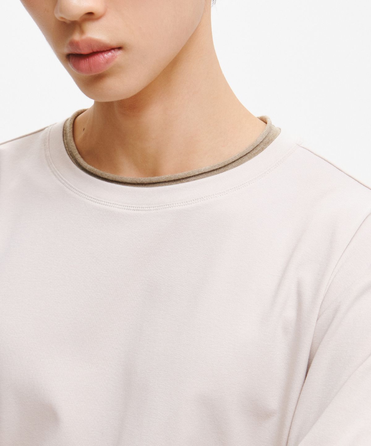 제너럴아이디어(GENERALIDEA) UNISEX 더블립티셔츠 [2COL] / GF3UTS001