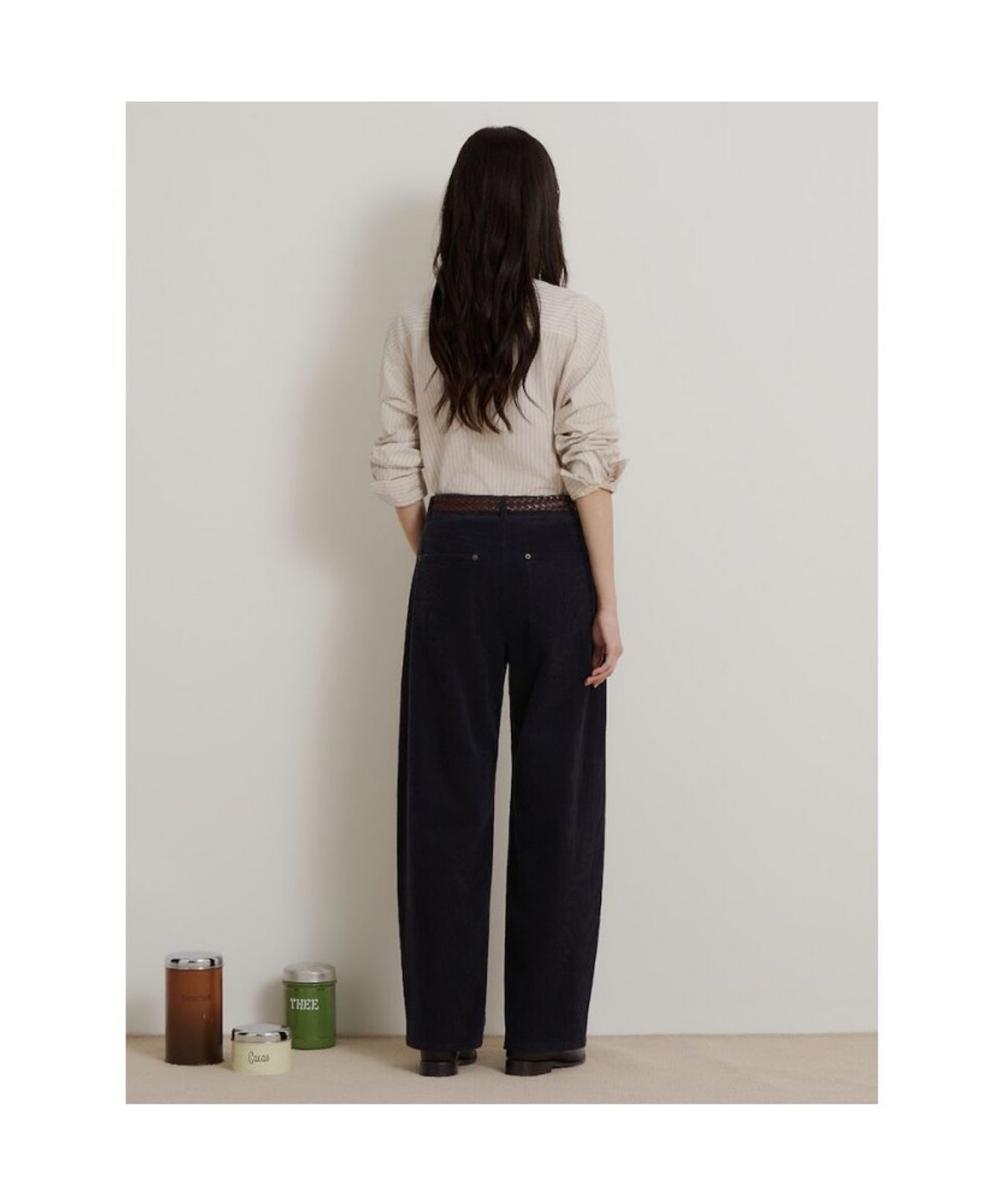 빈폴 레이디스(BEANPOLE LADIES) 스트라이프 릴랙스핏 셔츠  옐로우 (BF6864C13E)