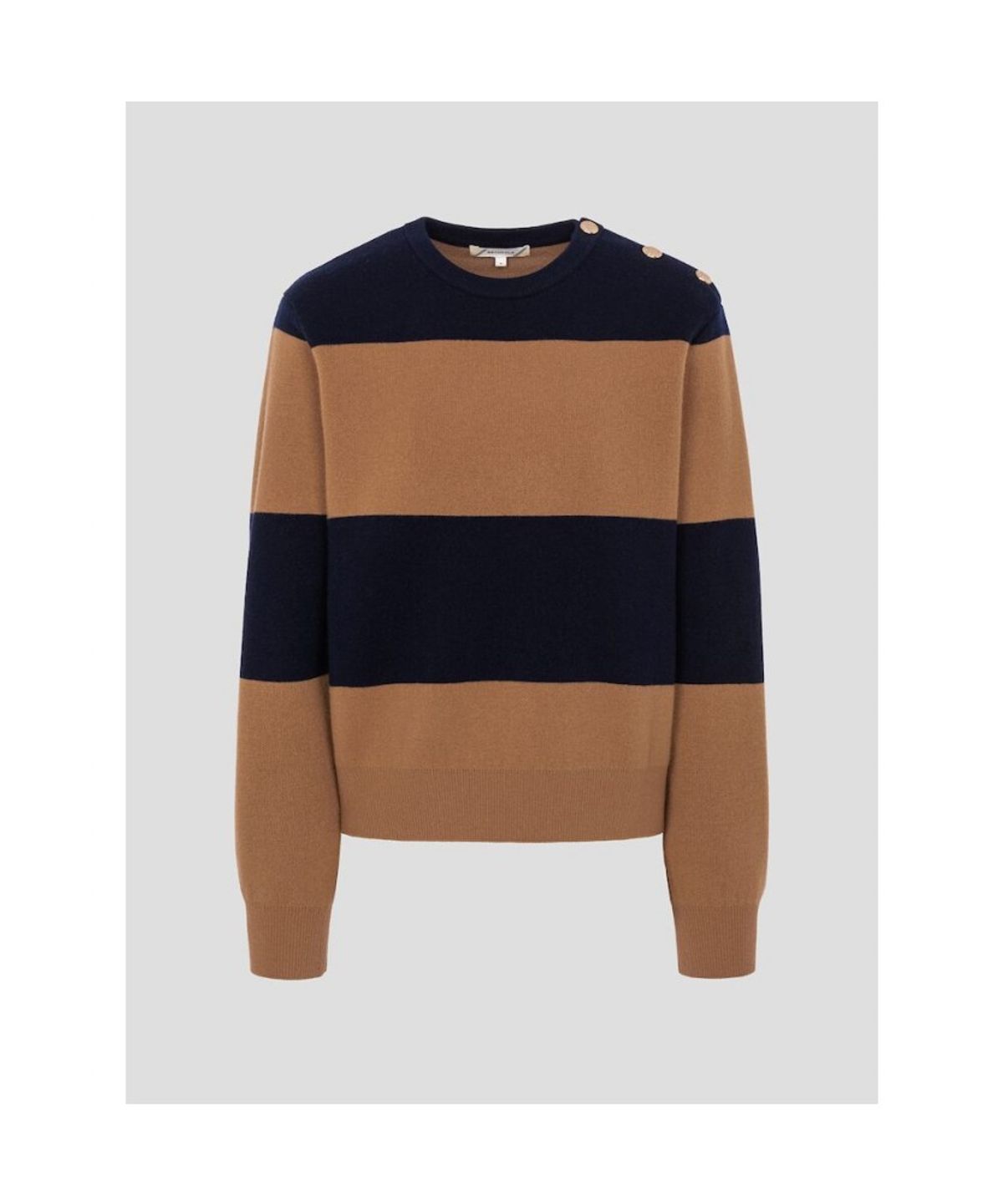 빈폴 레이디스(BEANPOLE LADIES) 보더 스트라이프 니트  네이비 (BF6951C08R)