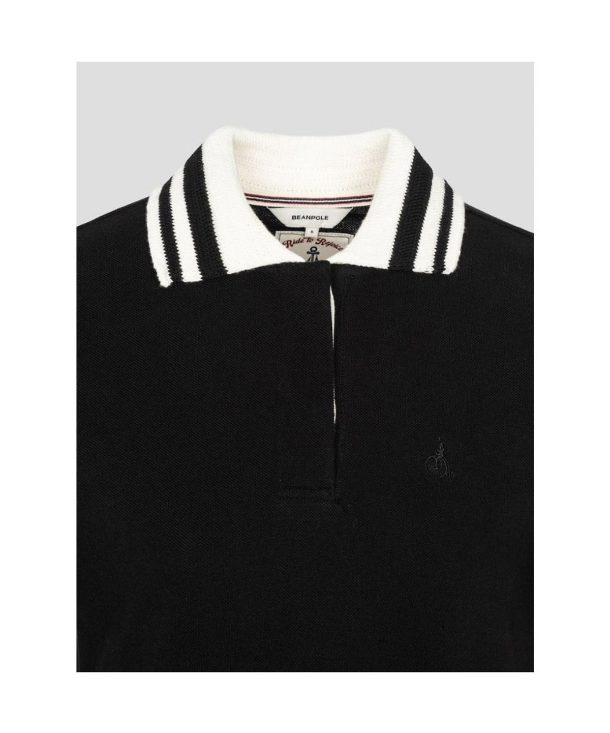 빈폴 레이디스(BEANPOLE LADIES) 니트 칼라 피케 원피스  블랙 (BF6771C115)