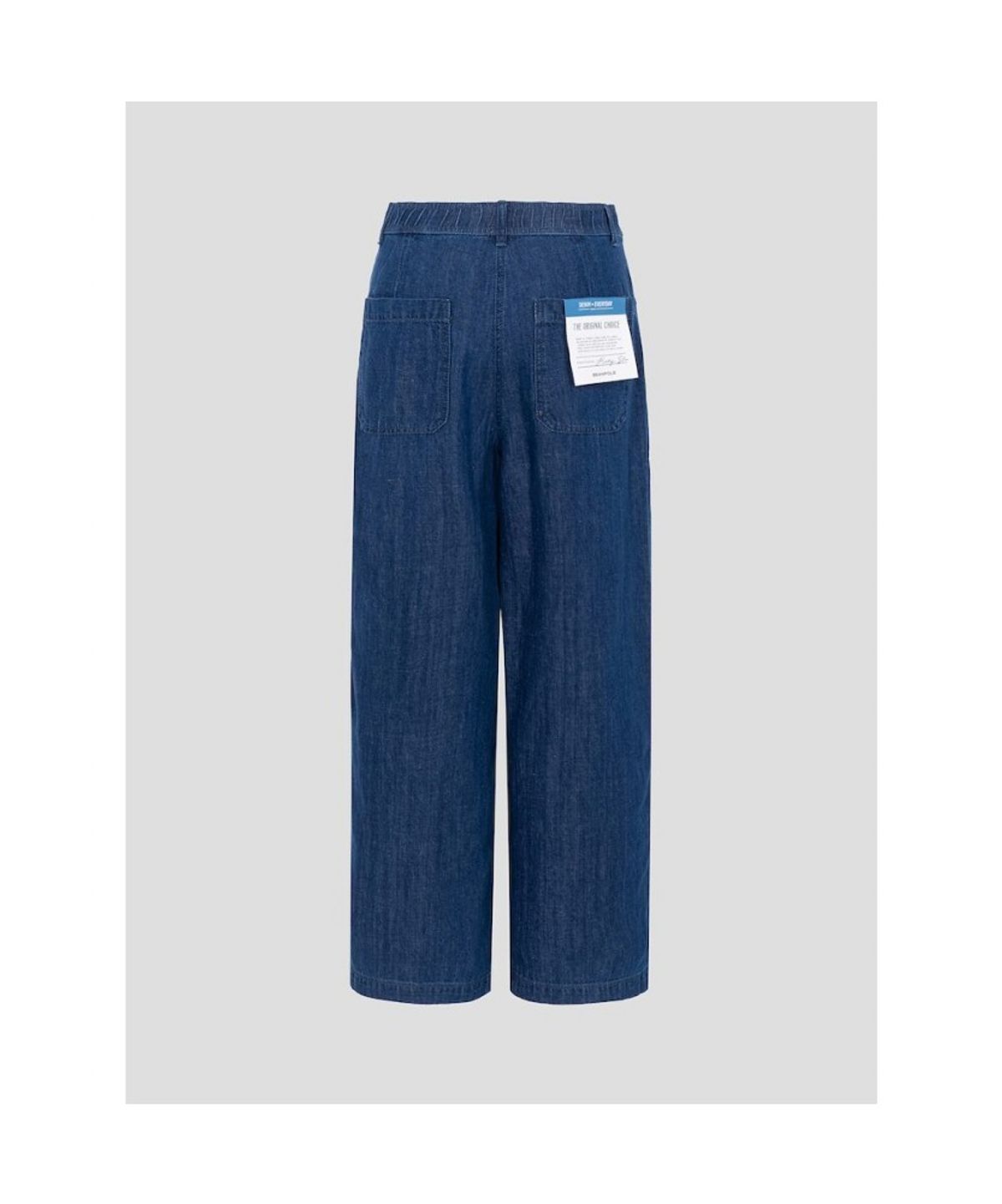 빈폴 레이디스(BEANPOLE LADIES) 크롭 밴딩 데님 팬츠  블루 (BF6721C71P)
