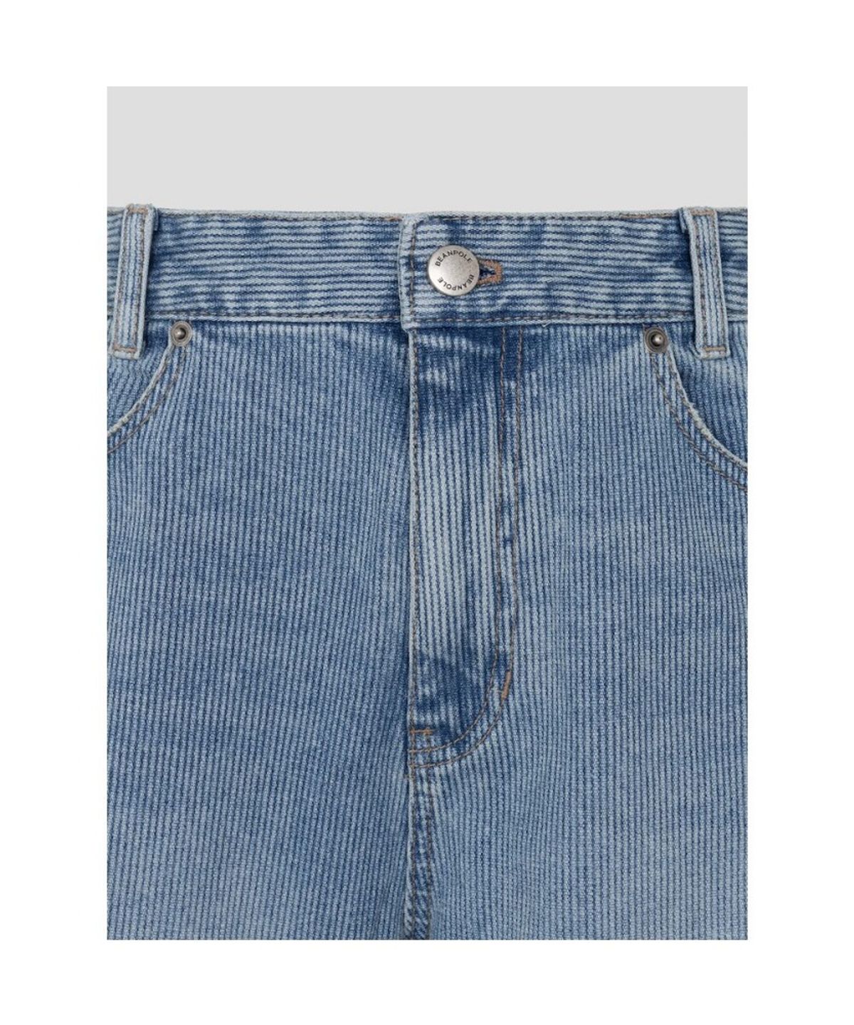 빈폴 레이디스(BEANPOLE LADIES) 코듀로이 데님 부츠컷 팬츠  스카이 블루 (BF6921C74Q)