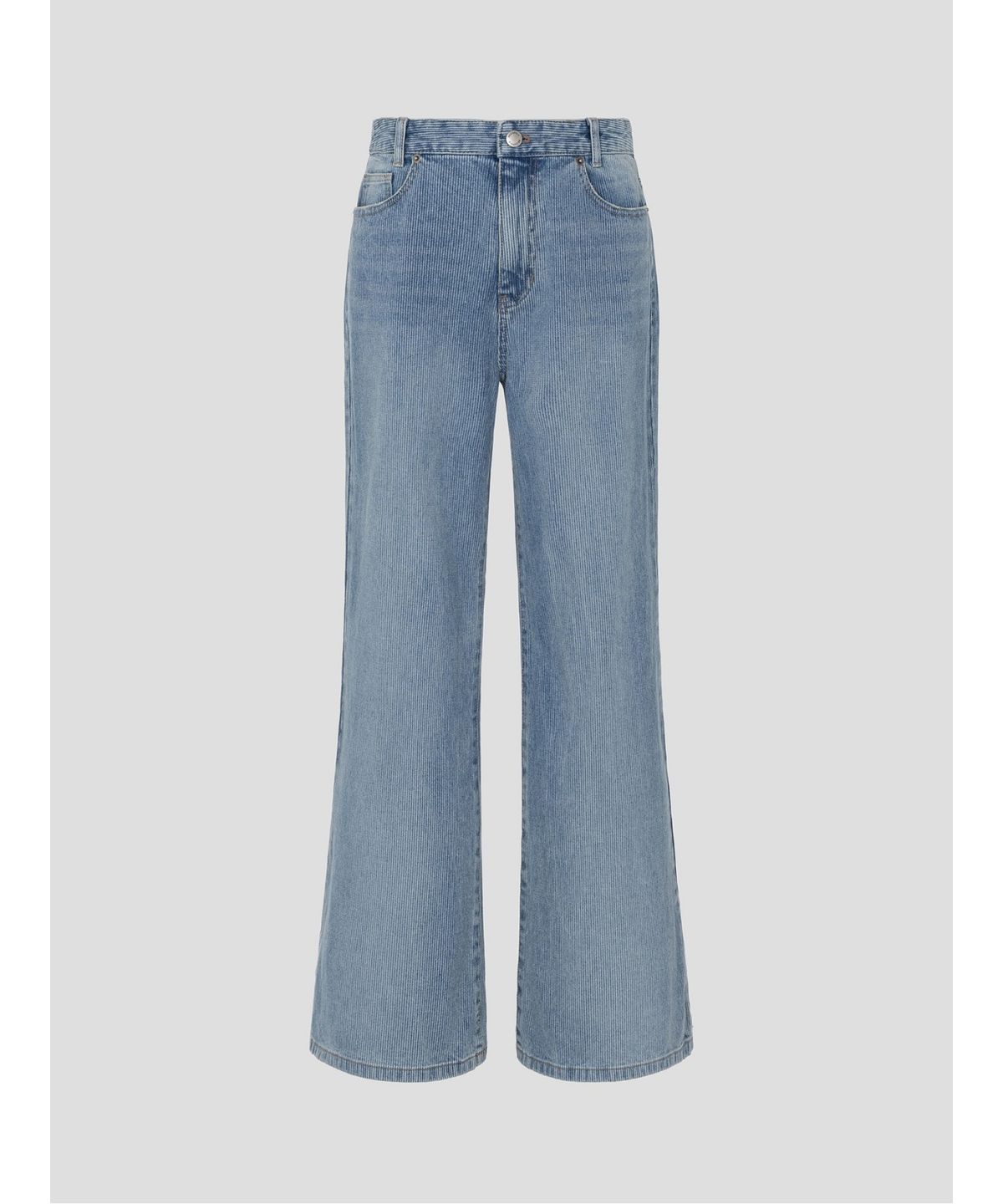 빈폴 레이디스(BEANPOLE LADIES) 코듀로이 데님 부츠컷 팬츠  스카이 블루 (BF6921C74Q)