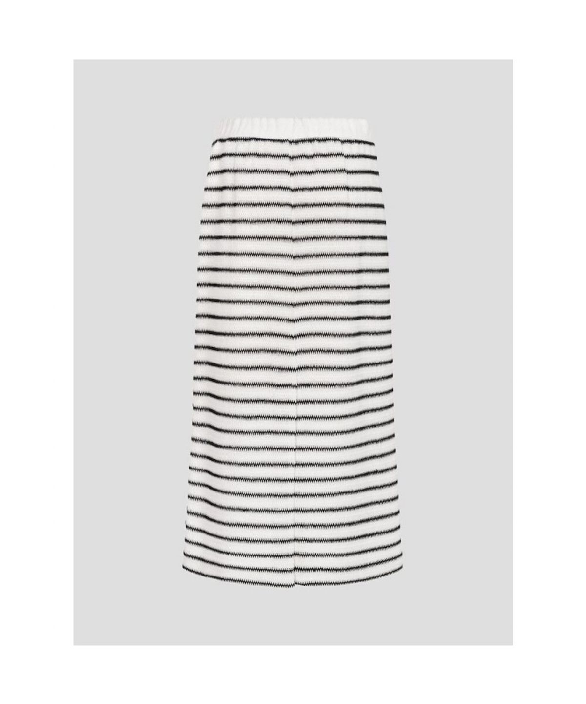 빈폴 레이디스(BEANPOLE LADIES) 스트라이프 저지 스커트  아이보리 (BF6727C210)