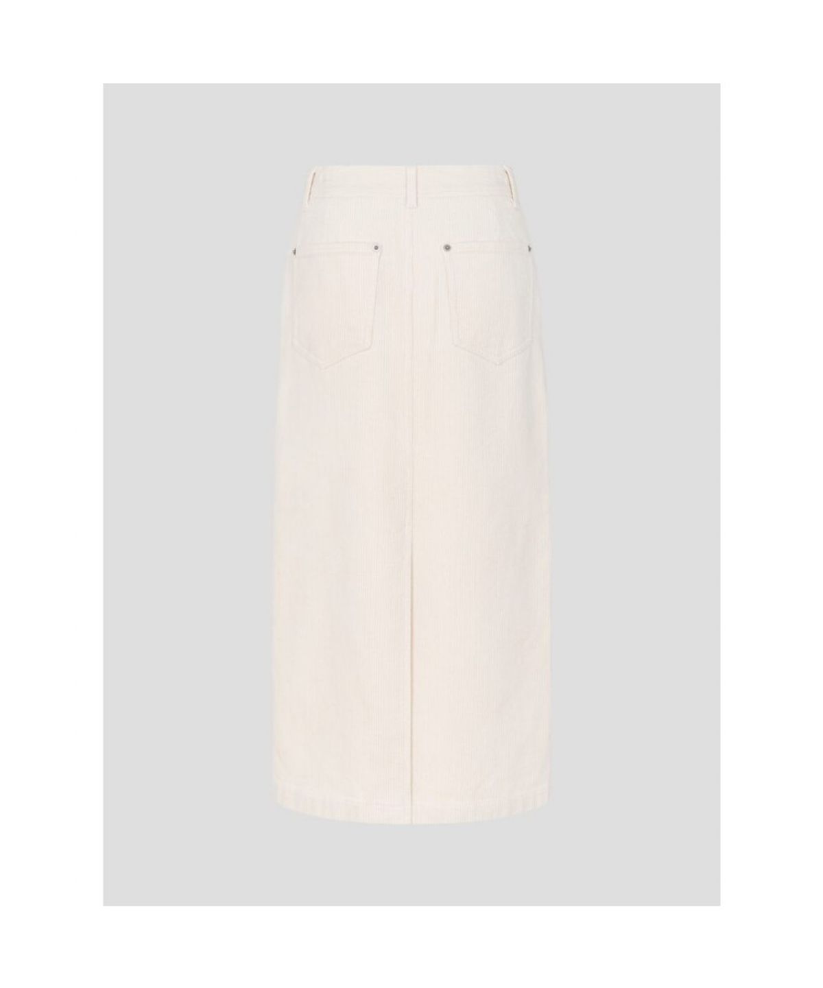 빈폴 레이디스(BEANPOLE LADIES) 코듀로이 H라인 스커트  아이보리 (BF6927C220)