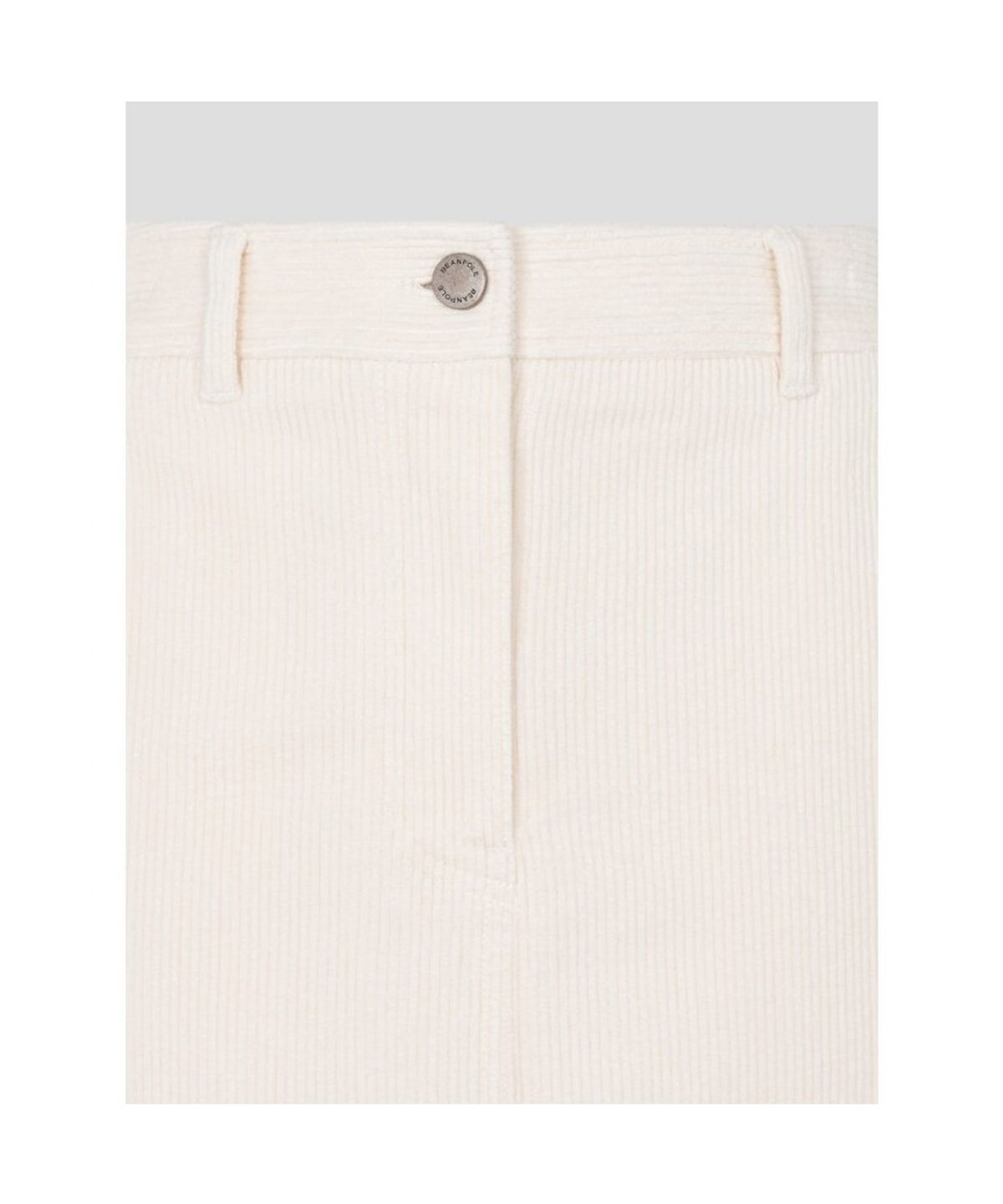 빈폴 레이디스(BEANPOLE LADIES) 코듀로이 H라인 스커트  아이보리 (BF6927C220)