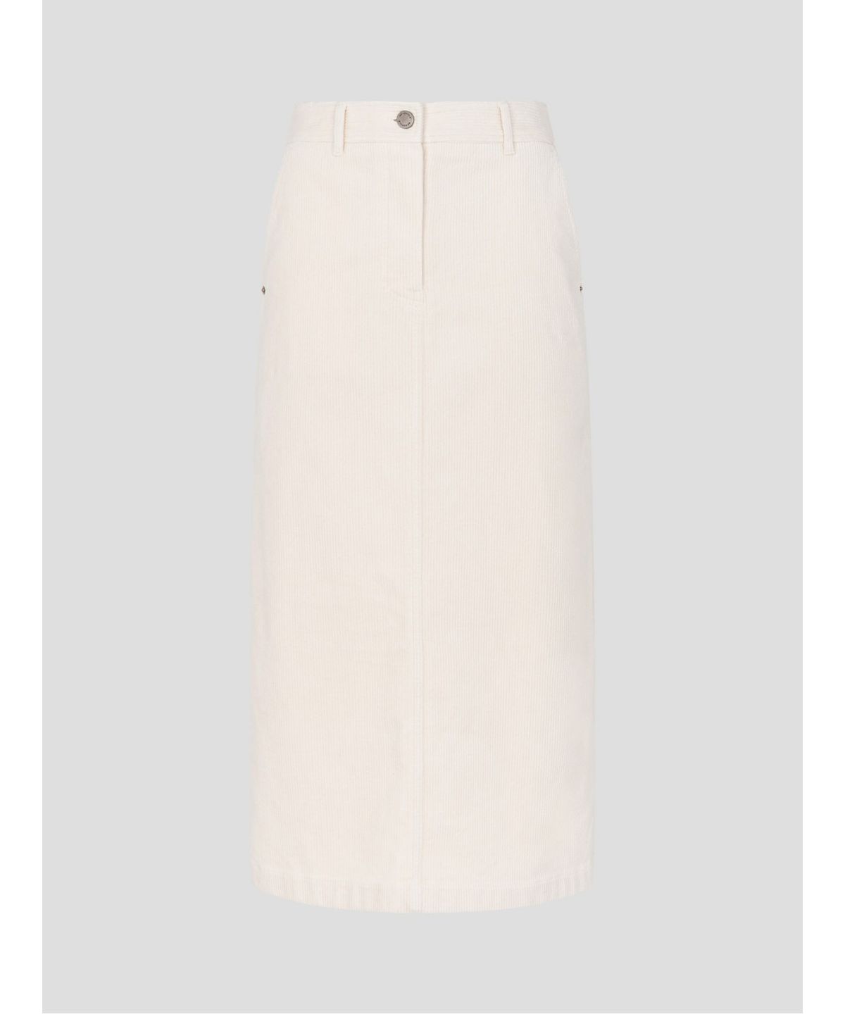 빈폴 레이디스(BEANPOLE LADIES) 코듀로이 H라인 스커트  아이보리 (BF6927C220)