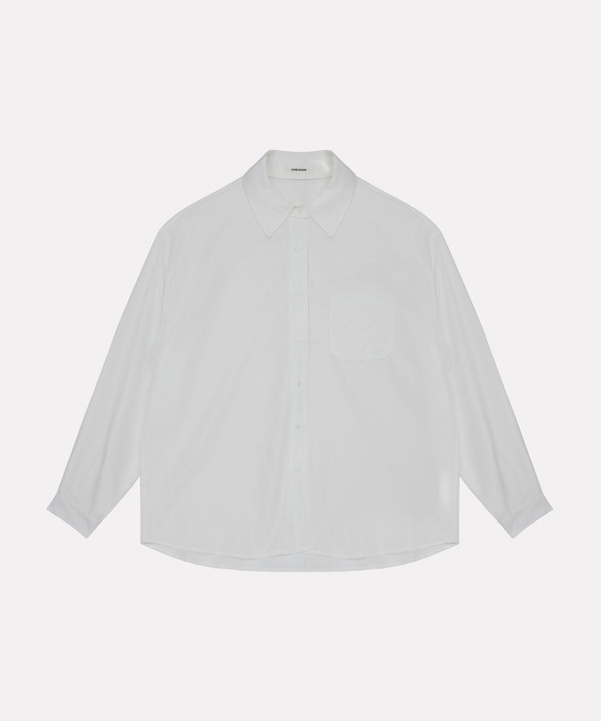 우네씬(UUNE SCENE) Cupra Loose Shirt_Ivory
