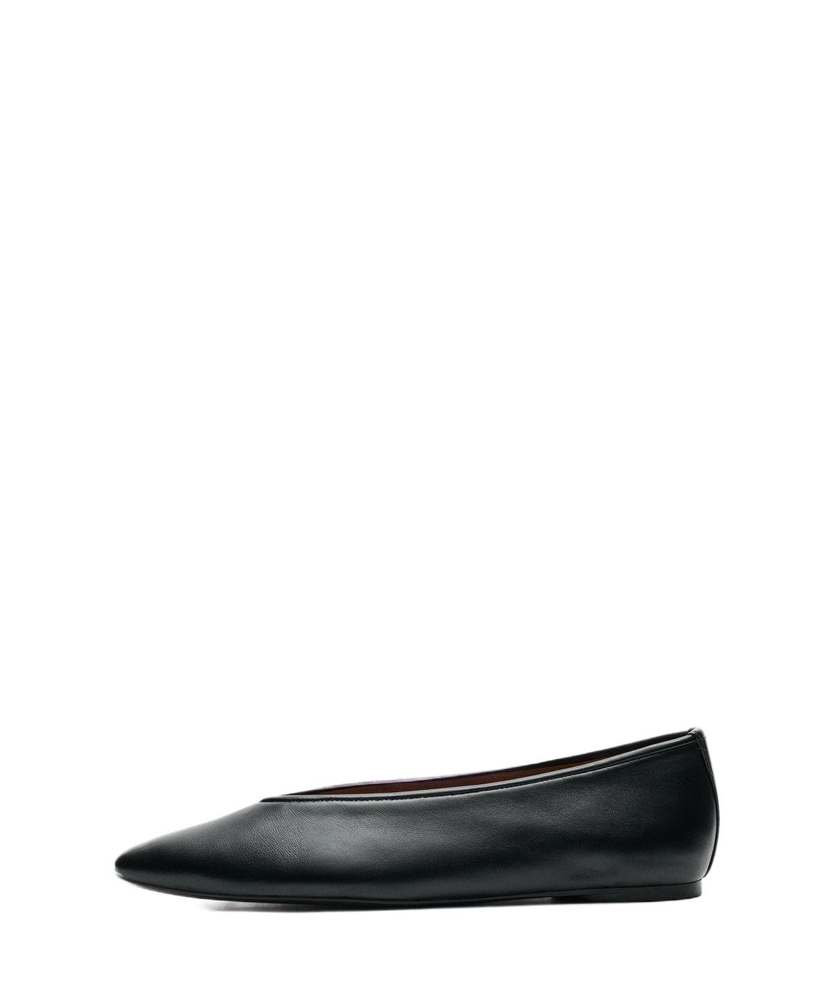 마시모두띠(MASSIMO DUTTI) 소프트 가죽 포인티드 발레리나