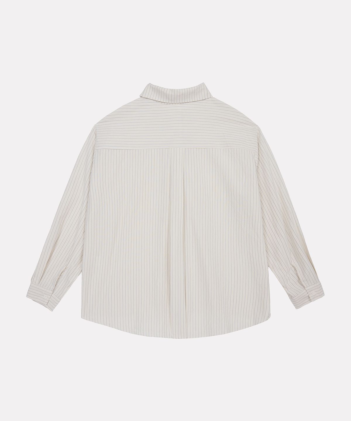 우네씬(UUNE SCENE) Stripe String Shirt_Cream